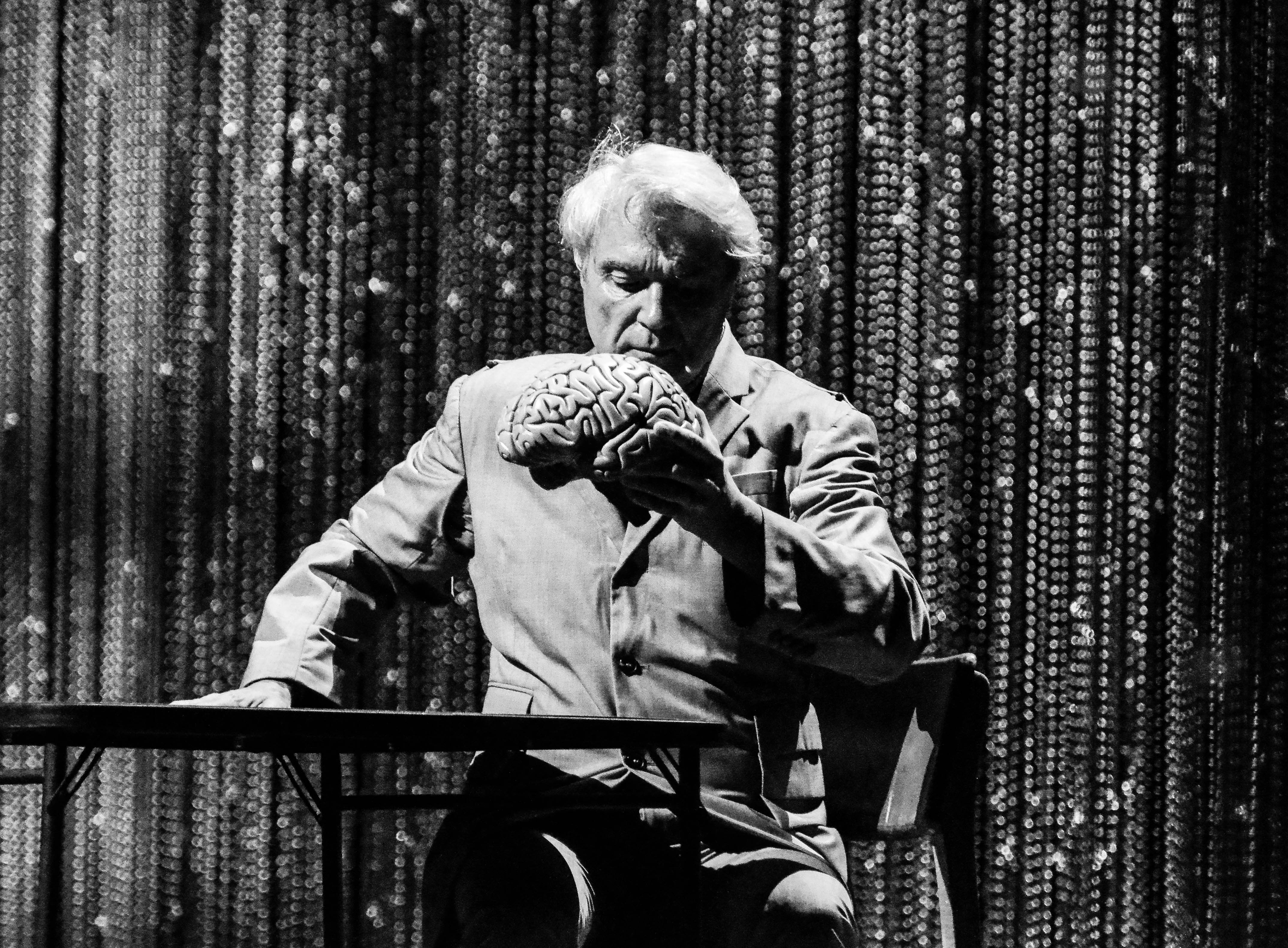 David Byrne at Forest Hills Stadium on September 15, 2018. 