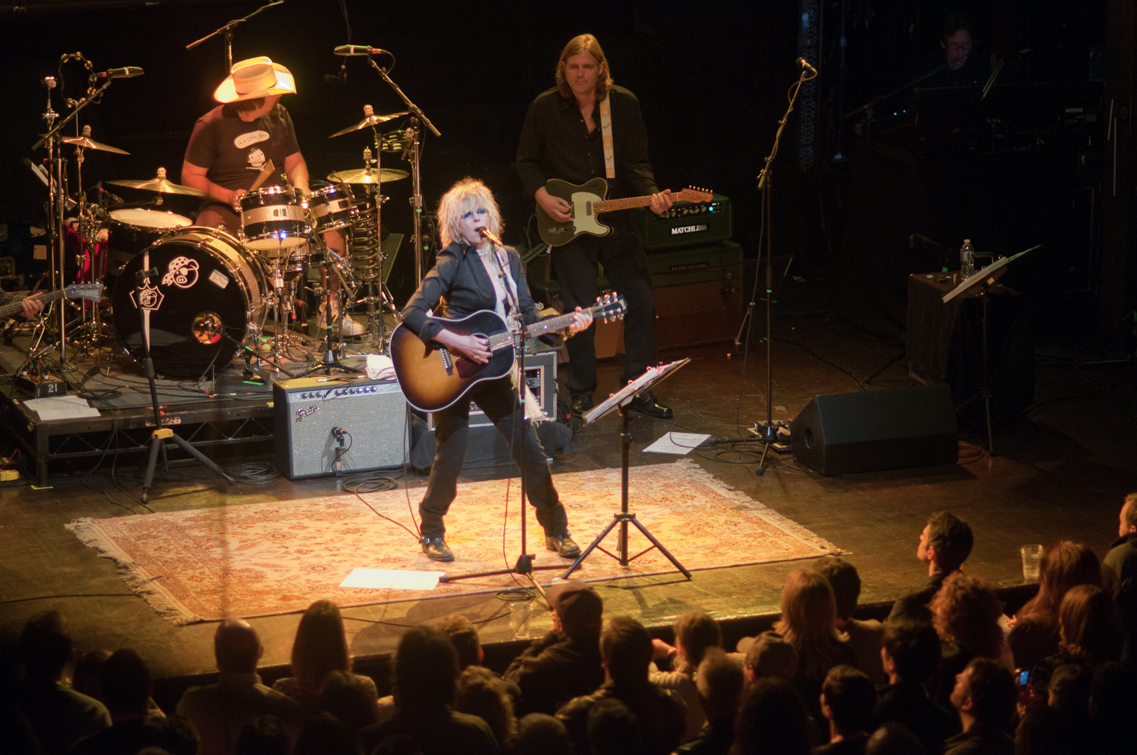 Lucinda Williams, Butch Norton and Val McAllum