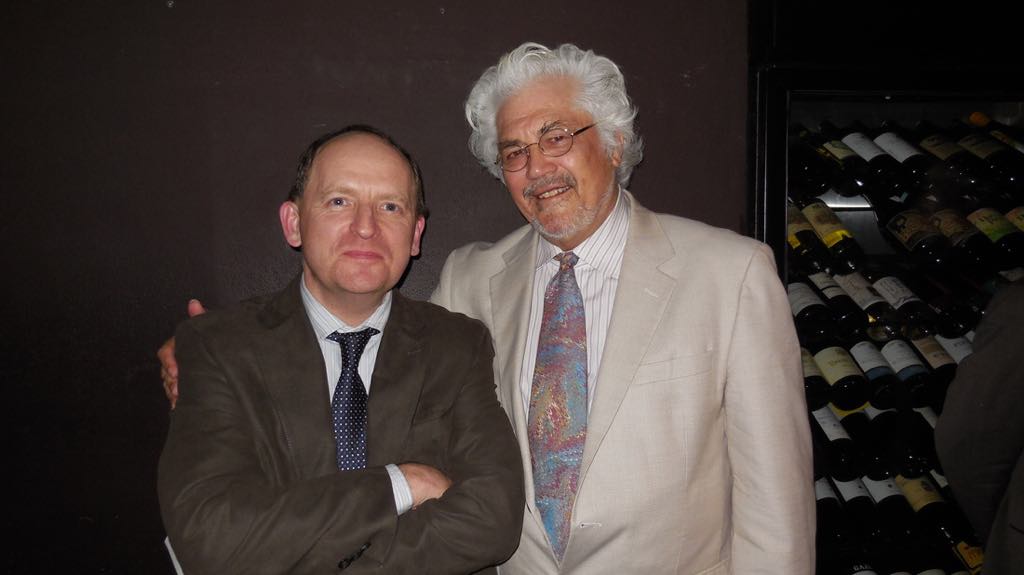 Martin with Larry Coryell, in 2014, Tokyo Blue Note