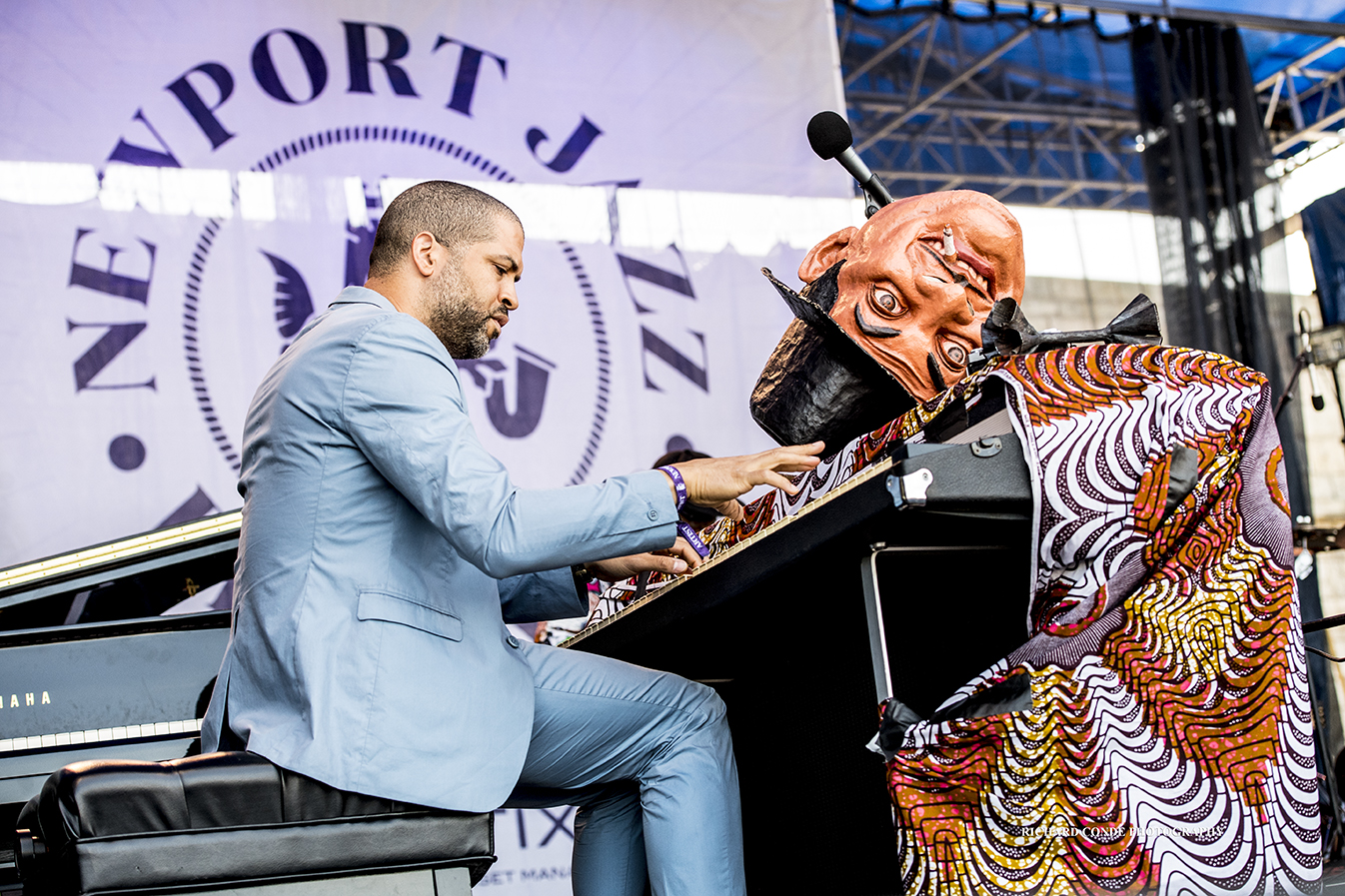 Jason Moran at the 2017 Newport Jazz Festival