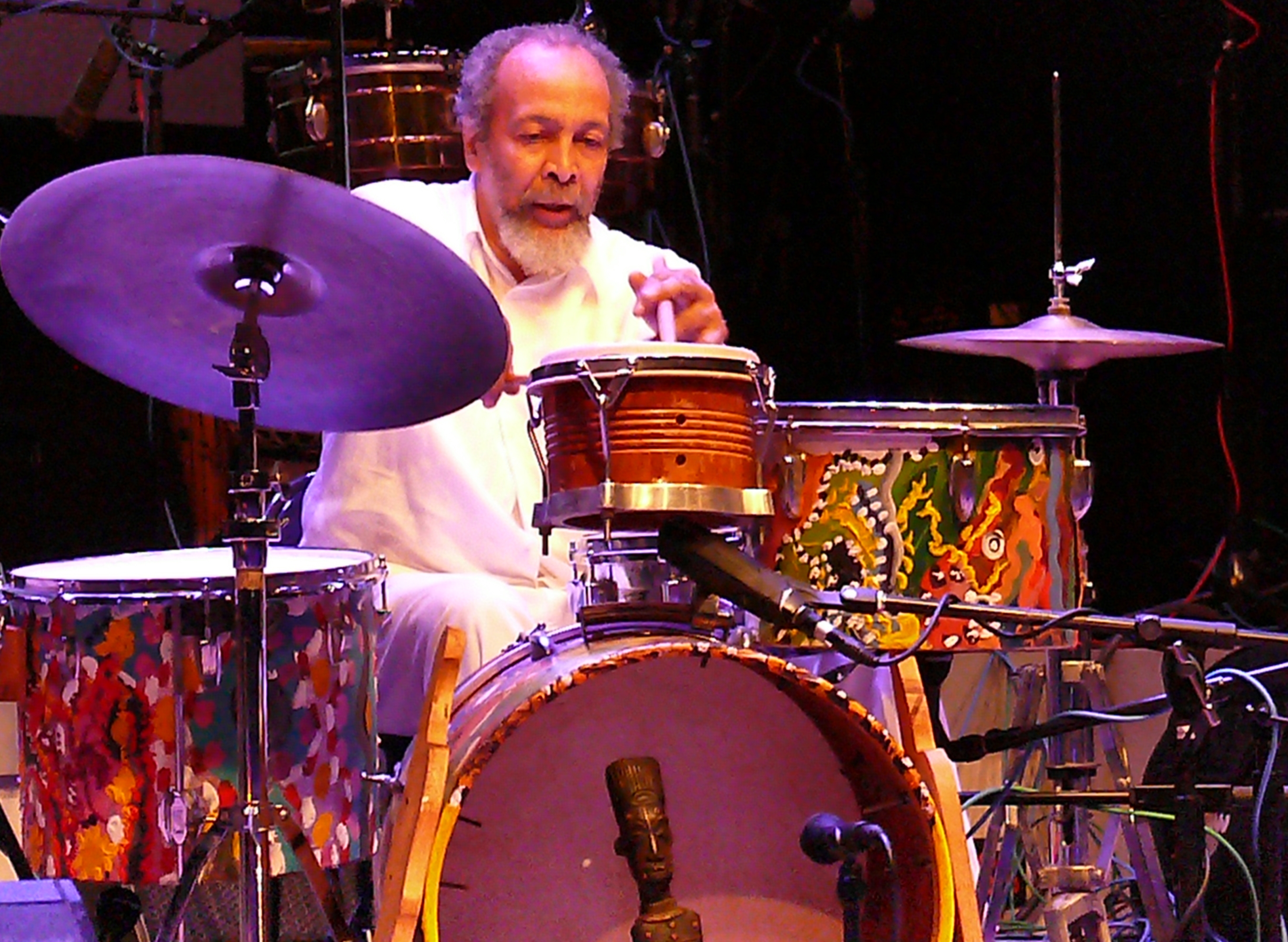 Milford graves at the vision festival in new york in june 2013