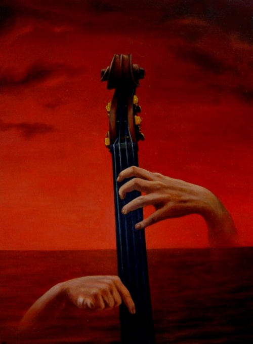 "Bass Solo" (Sold)- Oil