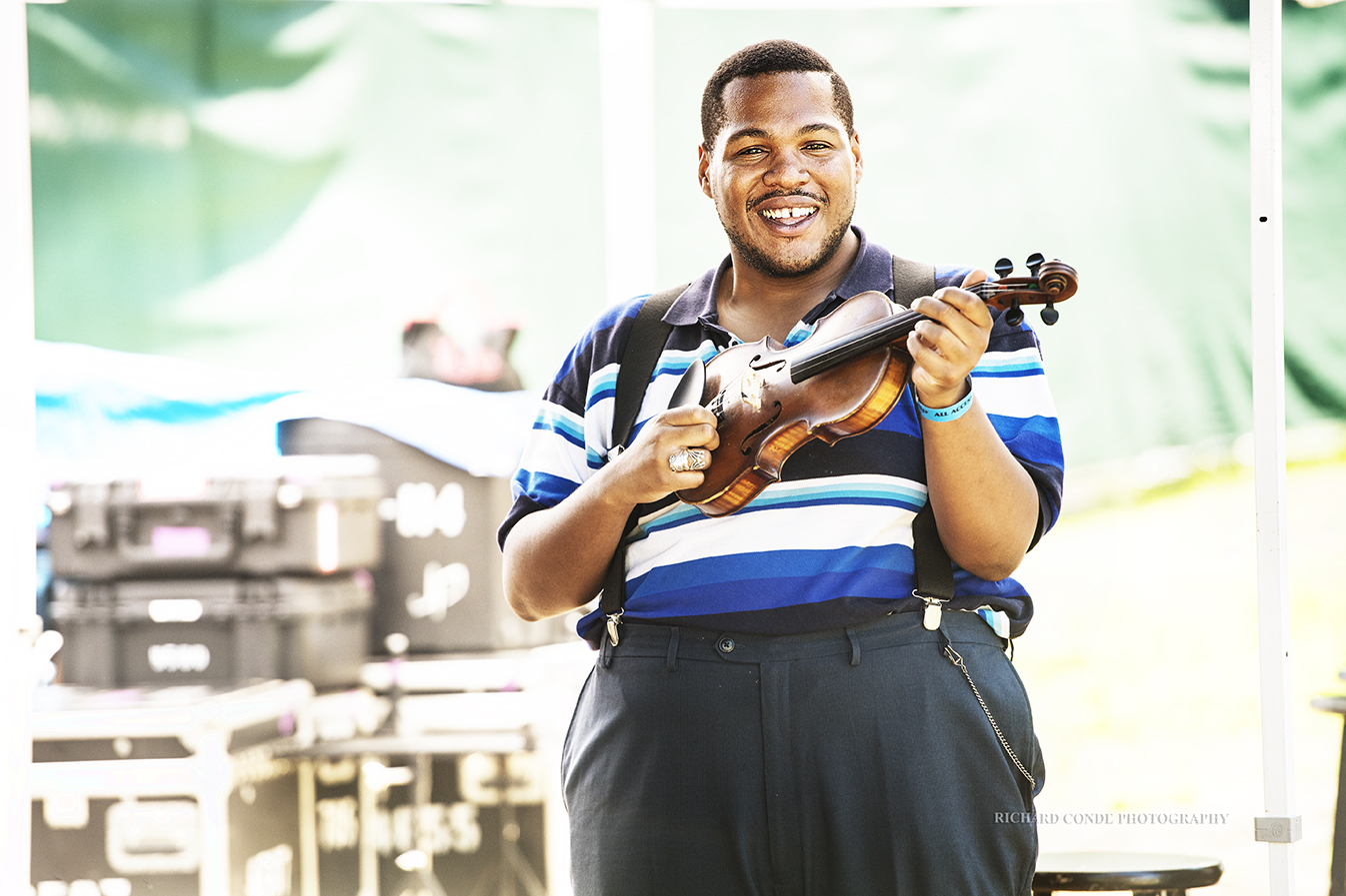 Blind Boy Paxton at the Freihofer Saratoga Jazz Festival 2017