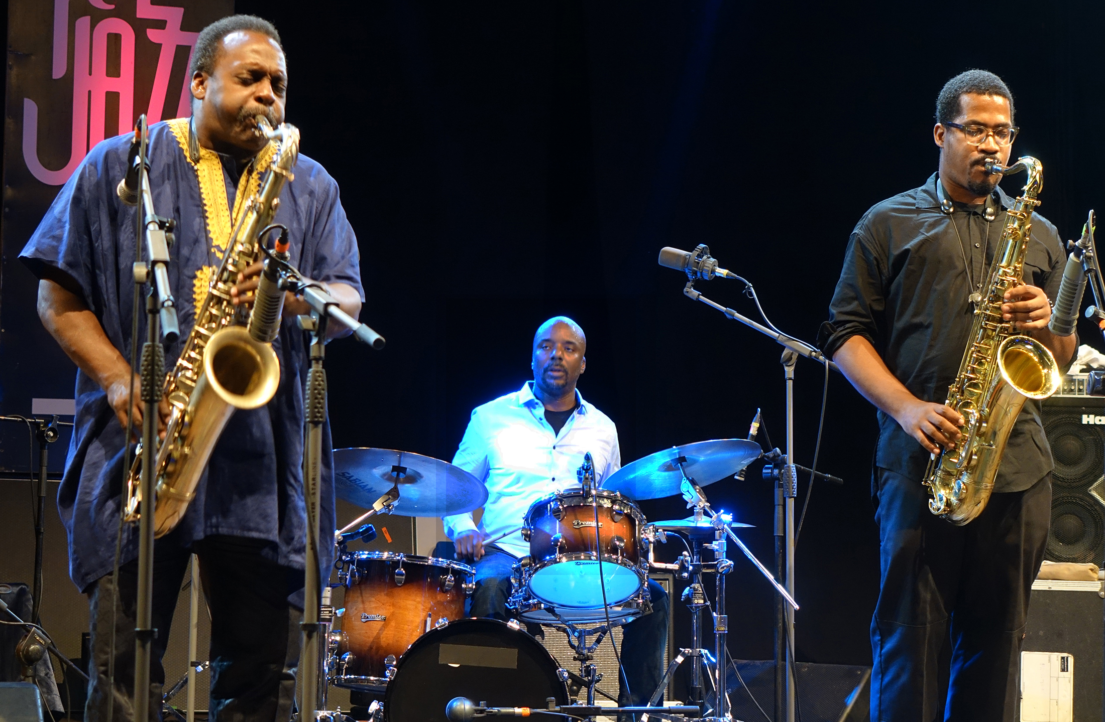 David Murray, Chad Taylor, & James Brandon Lewis in Sant' Anna Arresi Sardinia 2018