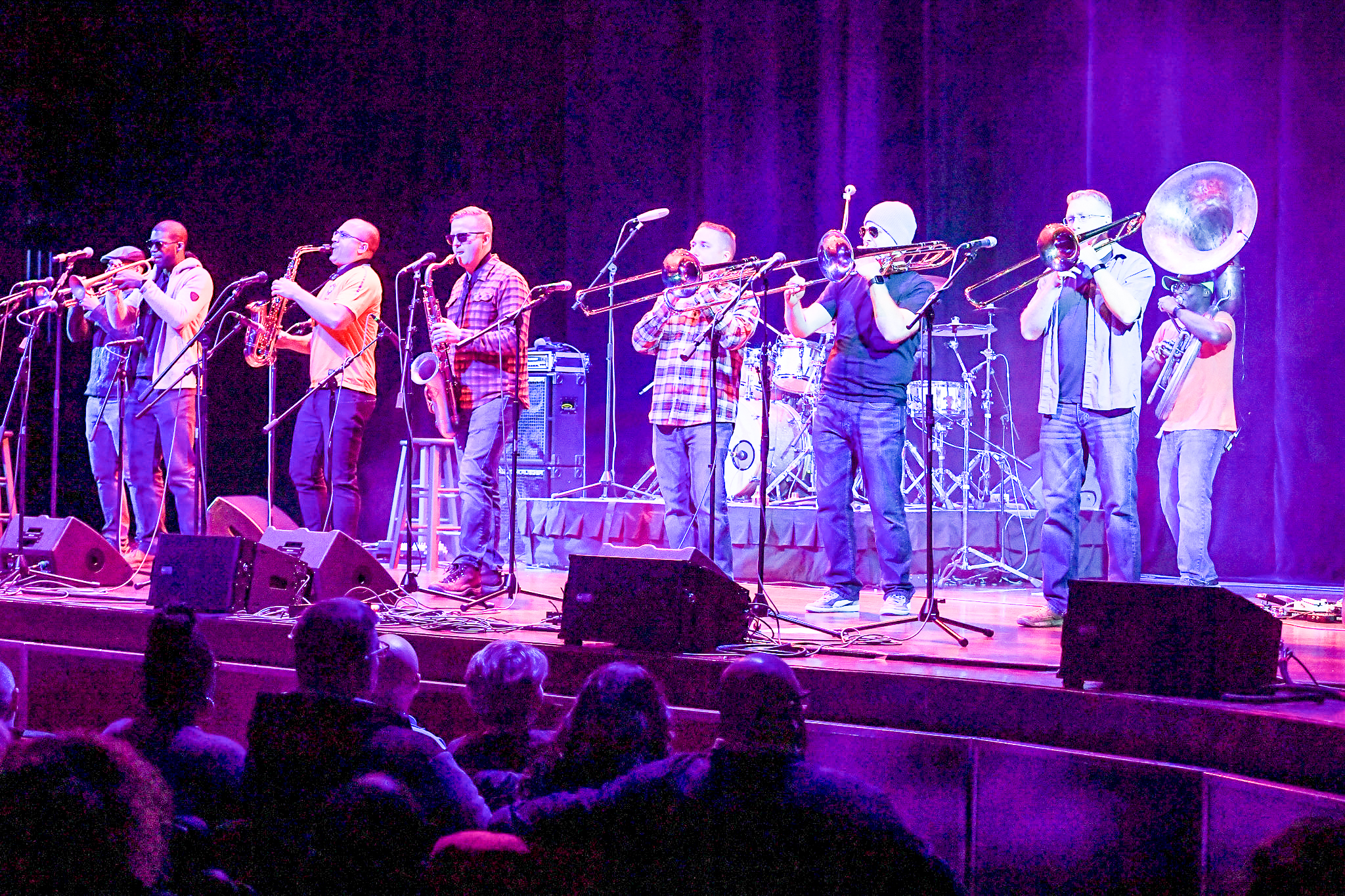 Renegade Brass Band, CNU/Diamonstein Concert Hall, Newport News VA, Paul Greiner