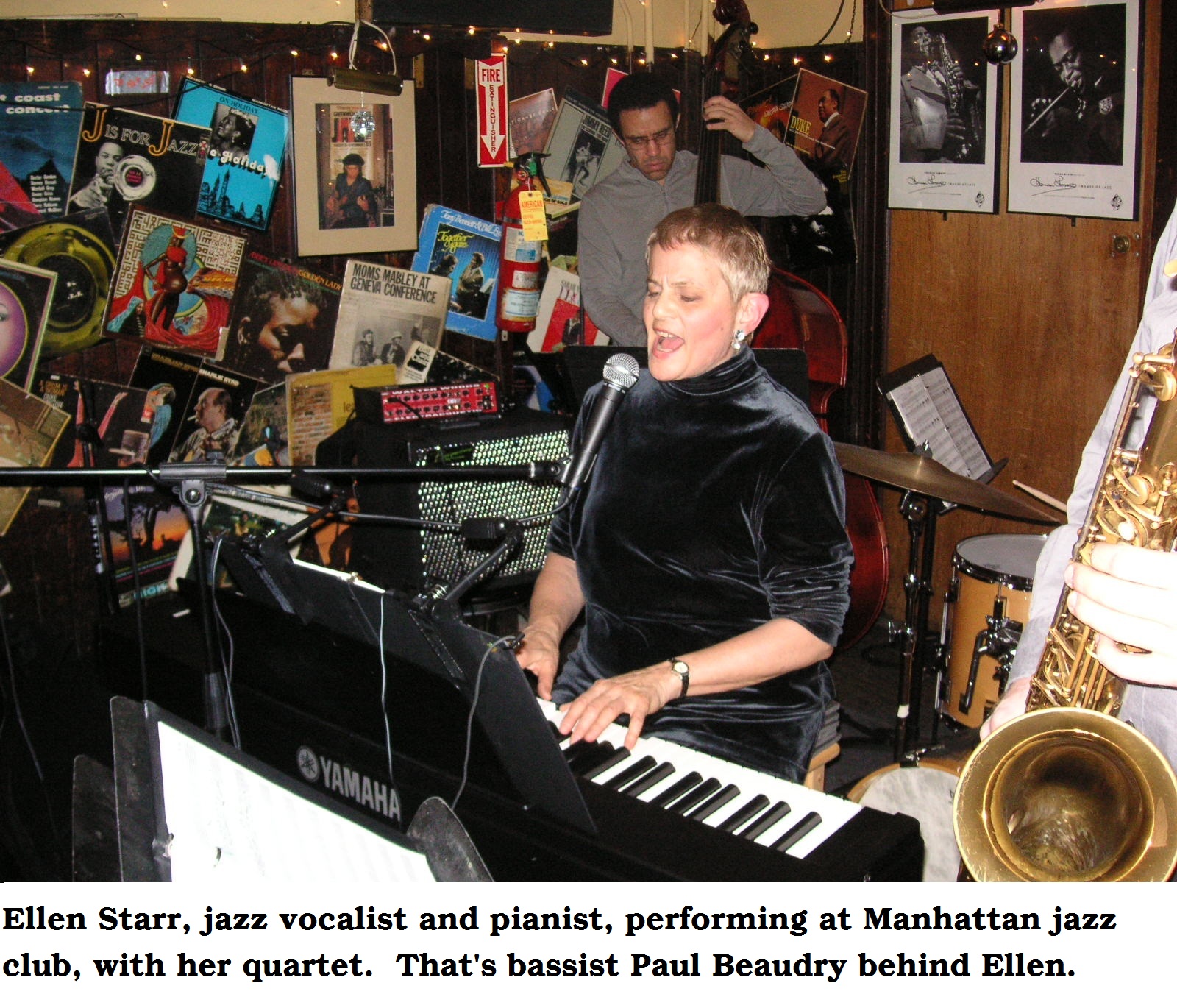 Ellen Starr, Vocalist and Jazz Pianist, Performs at New York Jazz Club