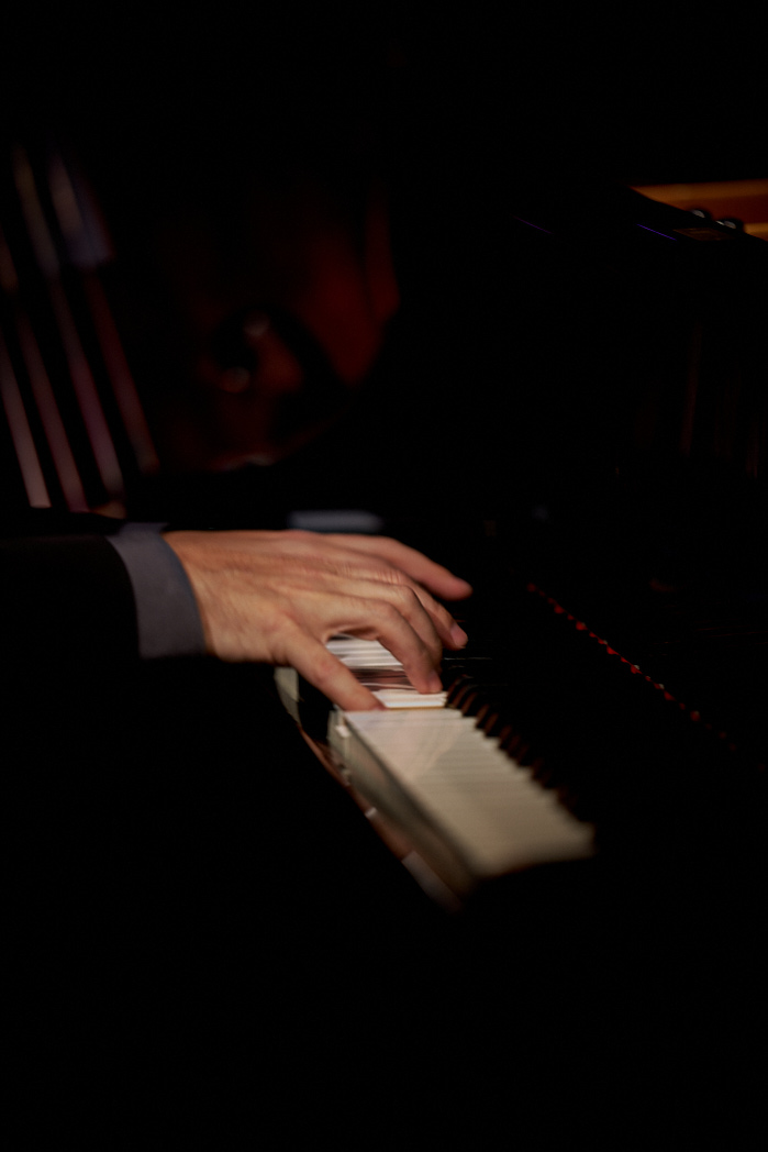 Tamir Hendelman trio rehearsal session in Paris, Sep 2019