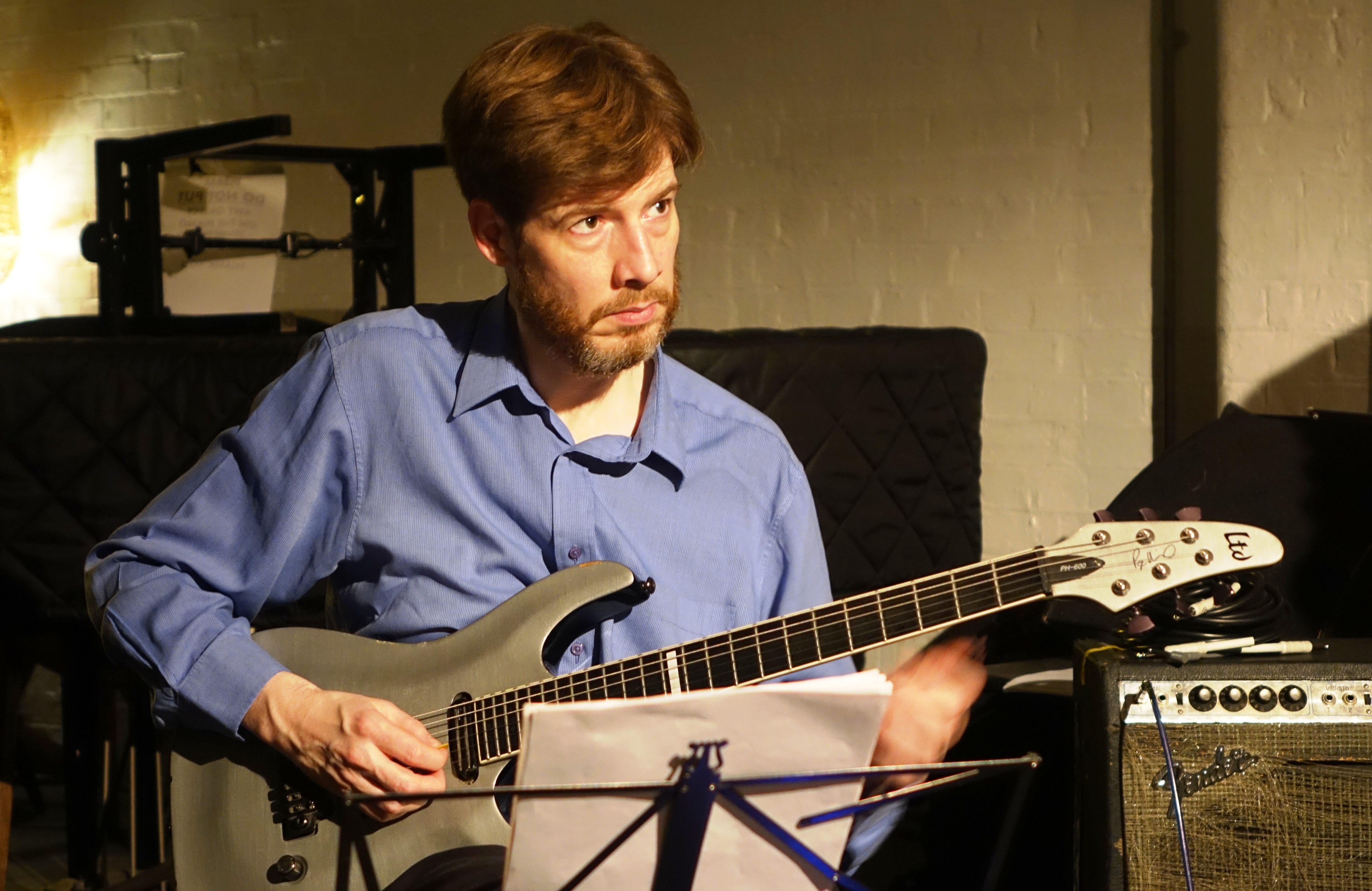 Alex Ward at Cafe Oto, London in January 2019