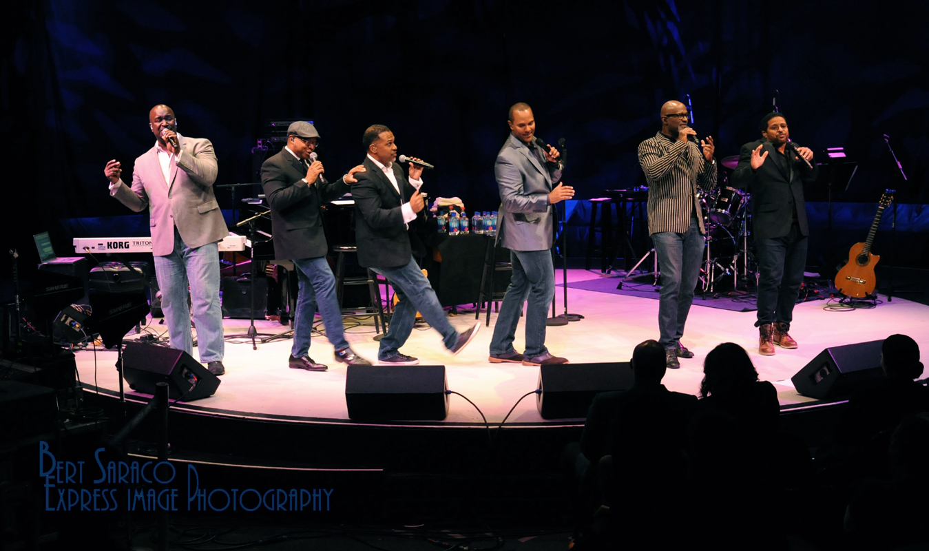 Take 6 onstage in NY