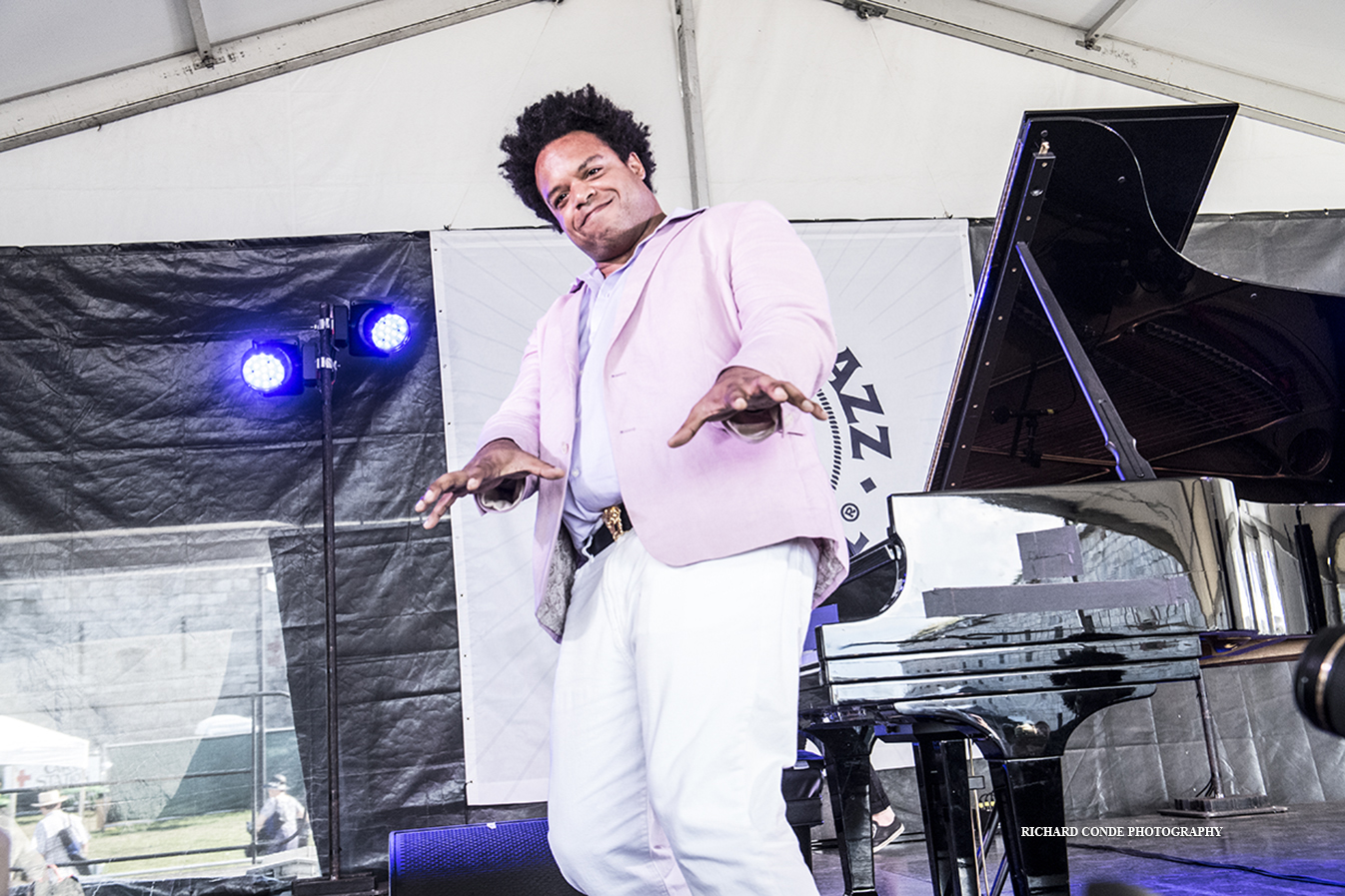 Eric Lewis at the 2019 Newport Jazz Festival