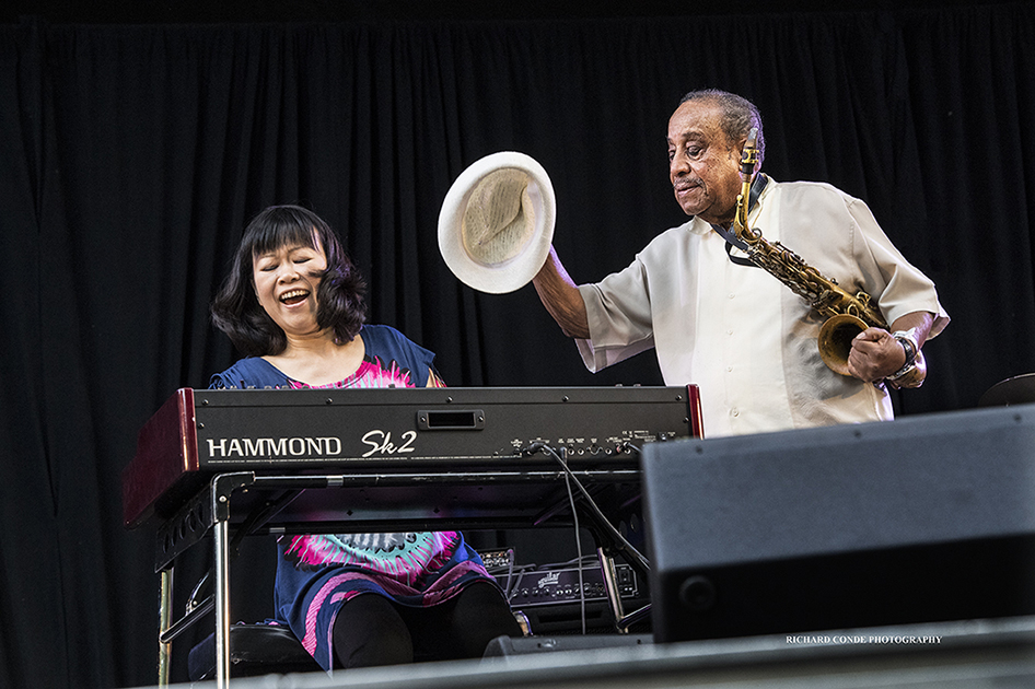 Lou Donaldson at the 2017 Charlie Parker Jazz Festival