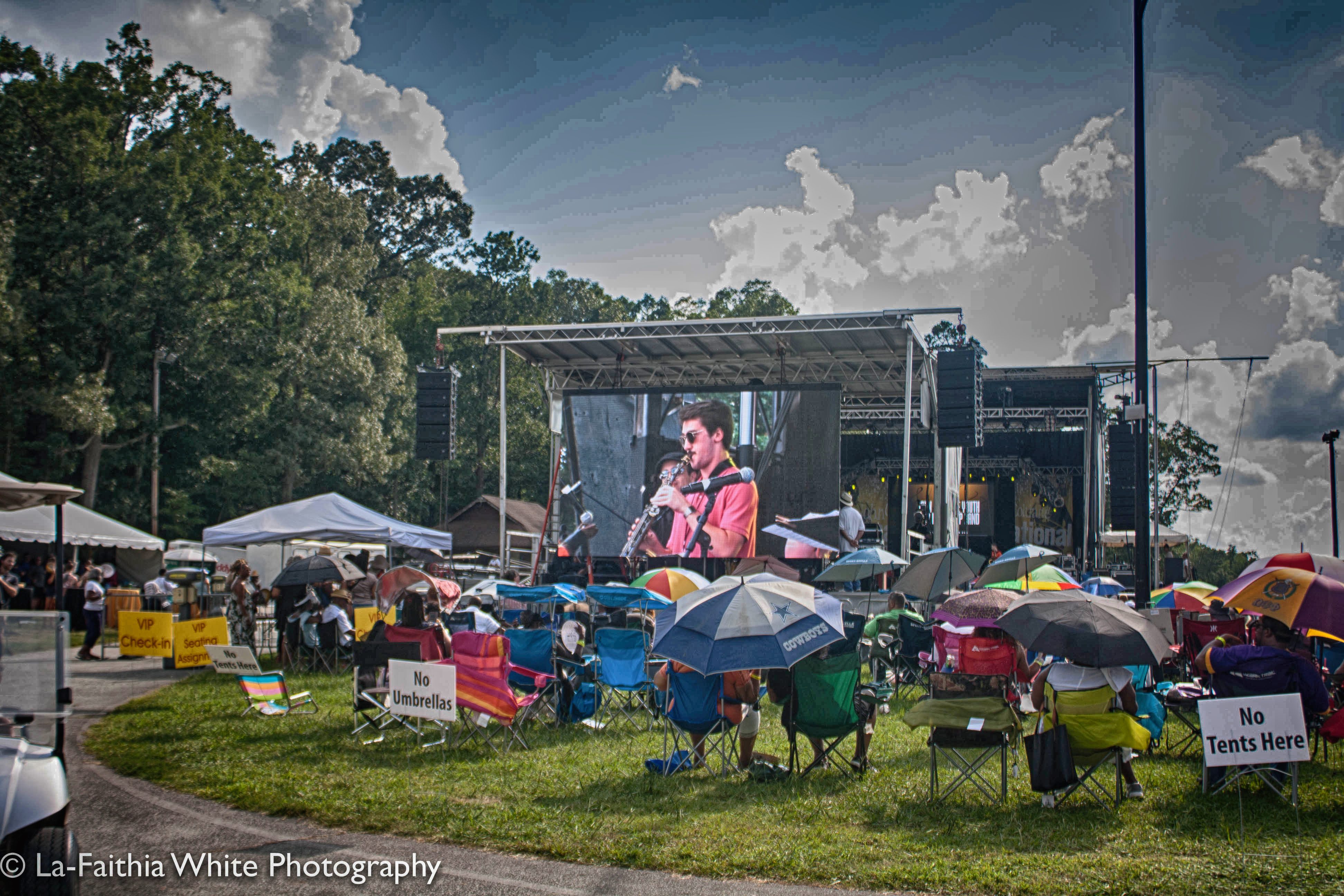 Crowd At The 8th Annual John Coltrane International Jazz And Blues Festival