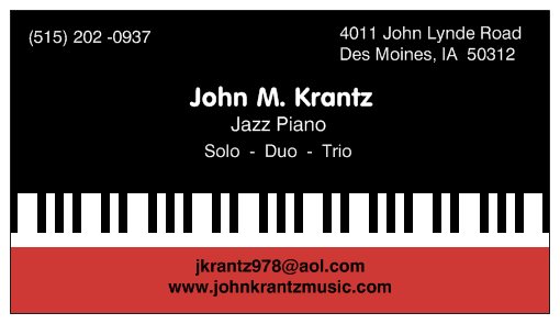 John Krantz Business Card