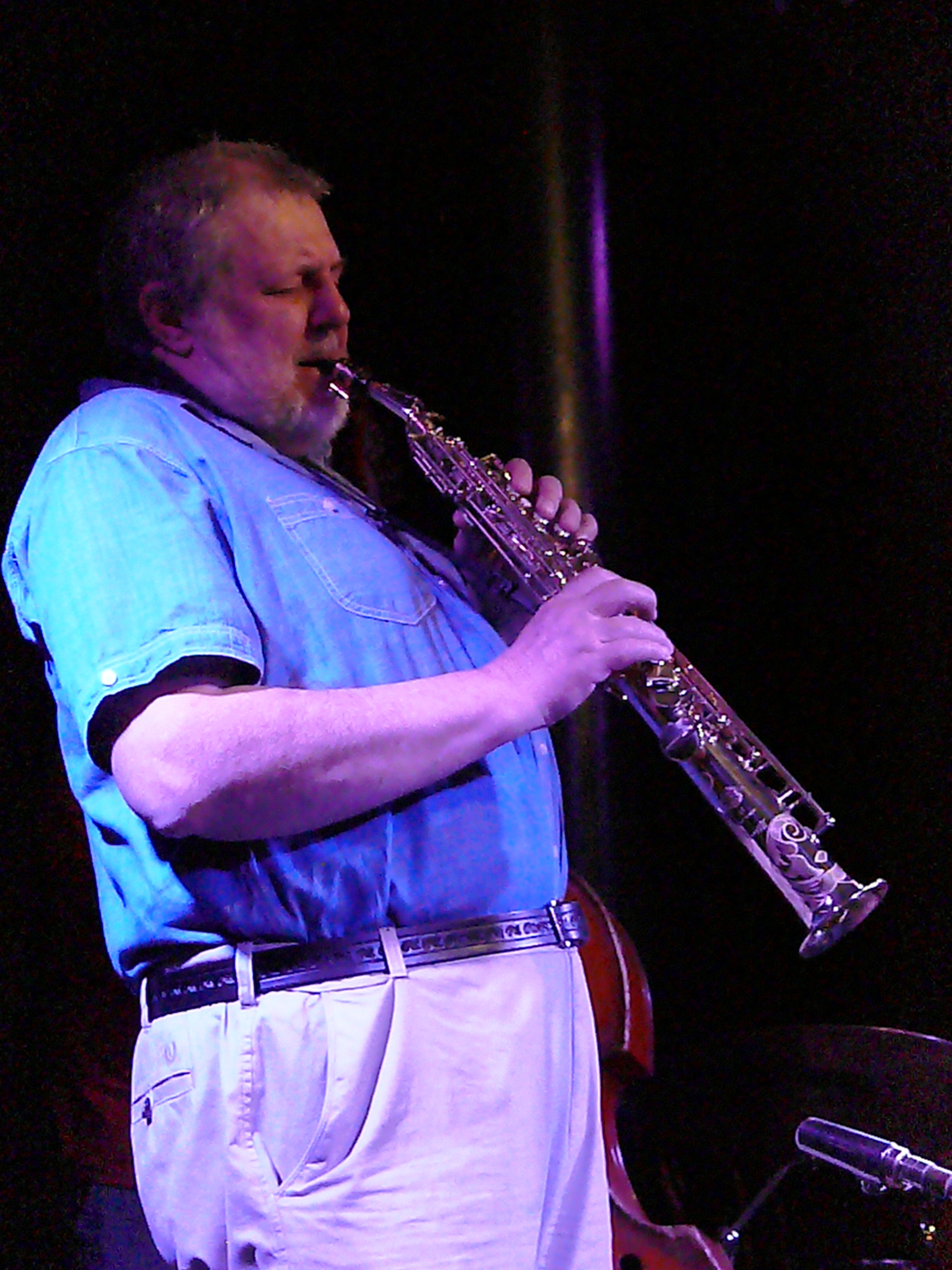 Paul Dunmall at the Vortex, London in April 2017