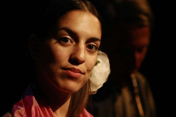 Jamila Dorner and Gilles Torrent with "Gilles Torrent World Jazz Sound" at la Traverse, Geneva, Switzerland, 2005