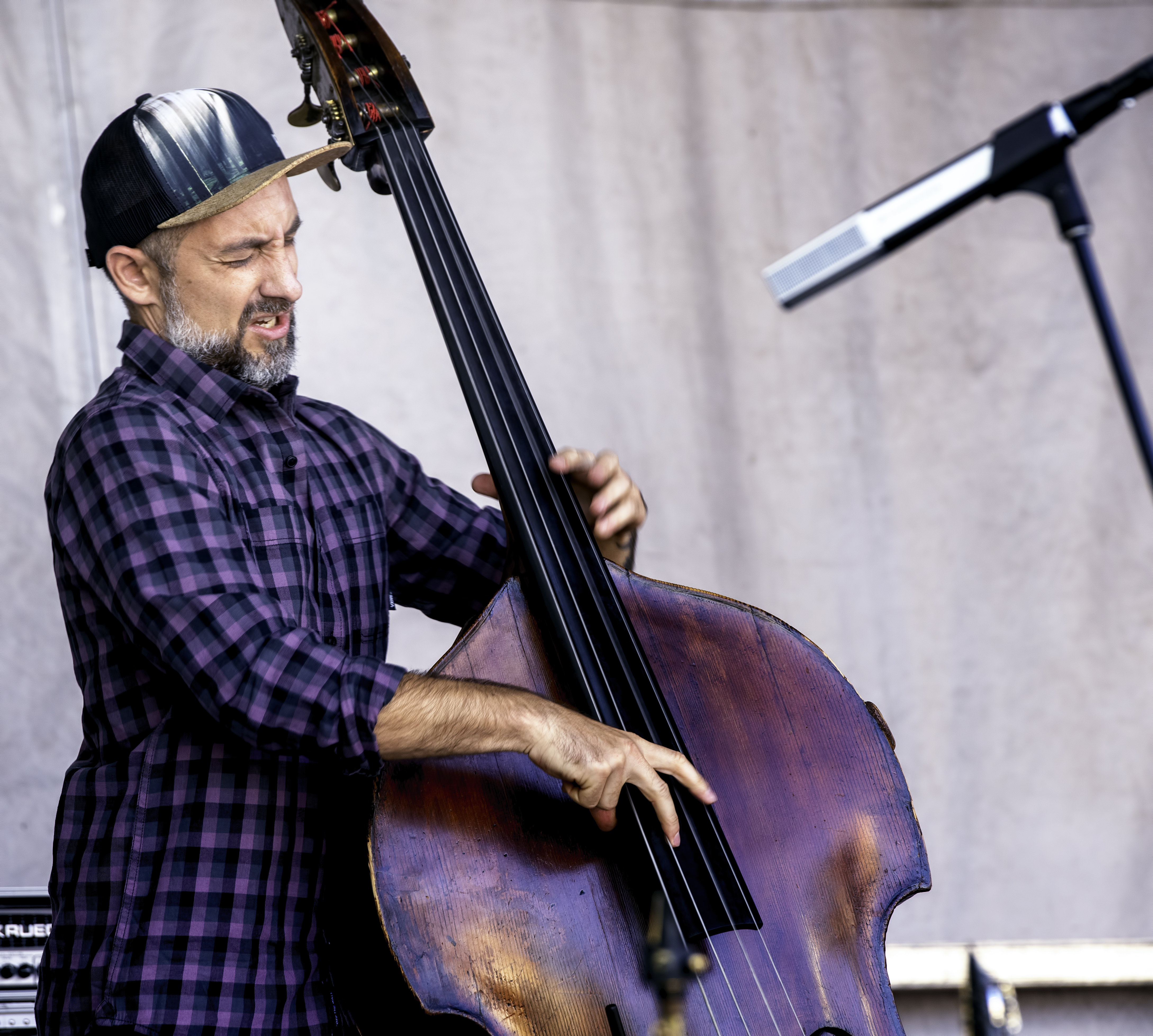 Stéphane Diamantakiou with the Eyevin Trio at the Guelph Jazz Festival 2019