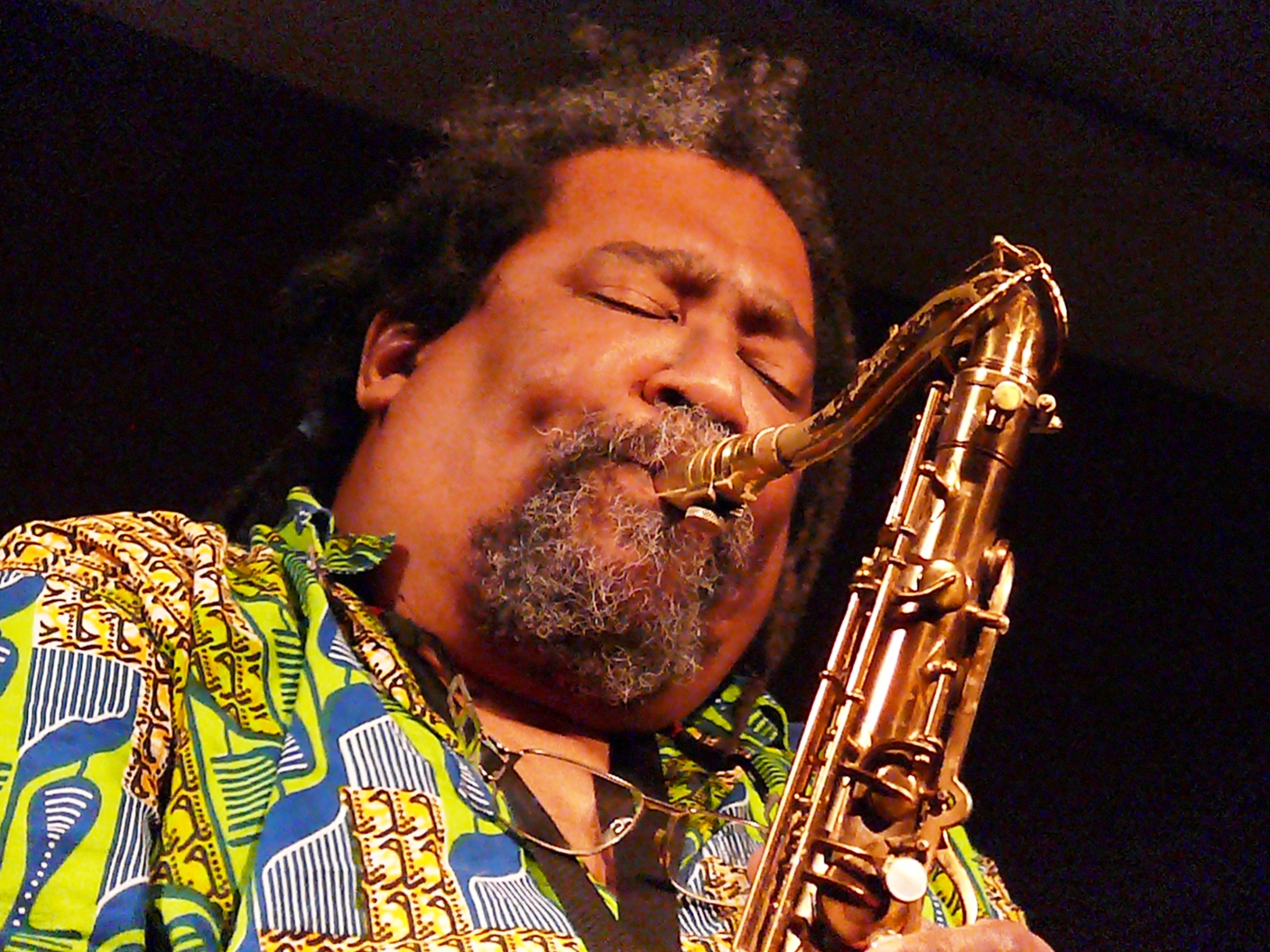 Sabir Mateen at Cafe Oto, London in May 2012