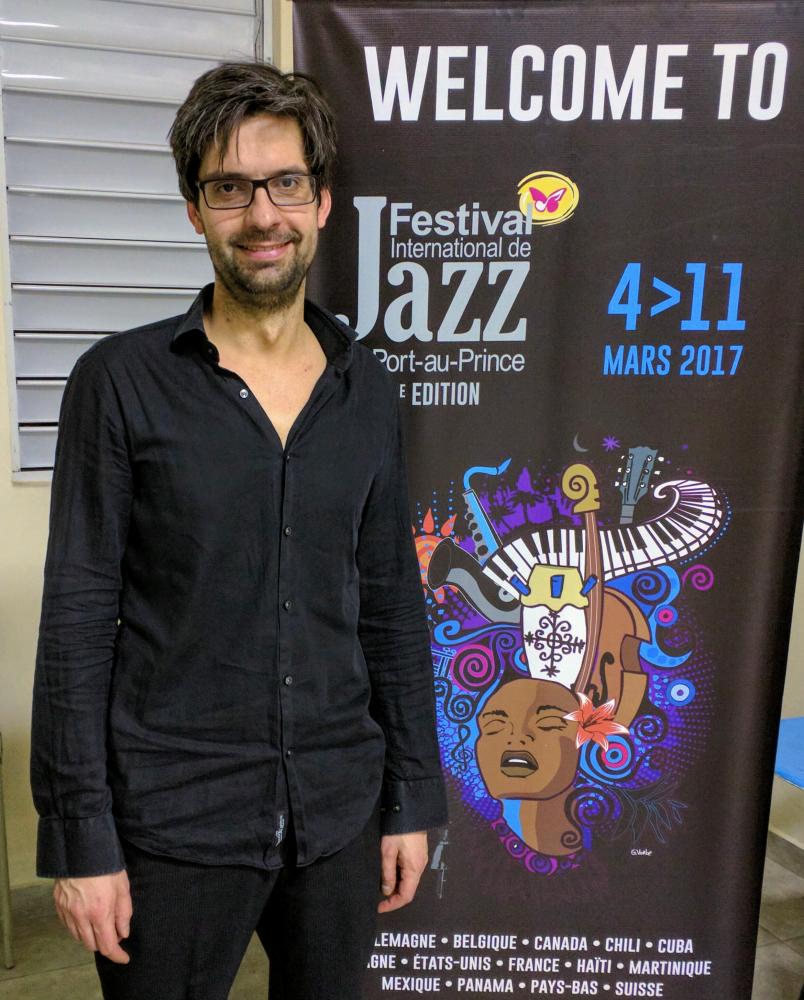 Sebastian Schunke at Festival International De Jazz De Port-Au-Prince, 2017