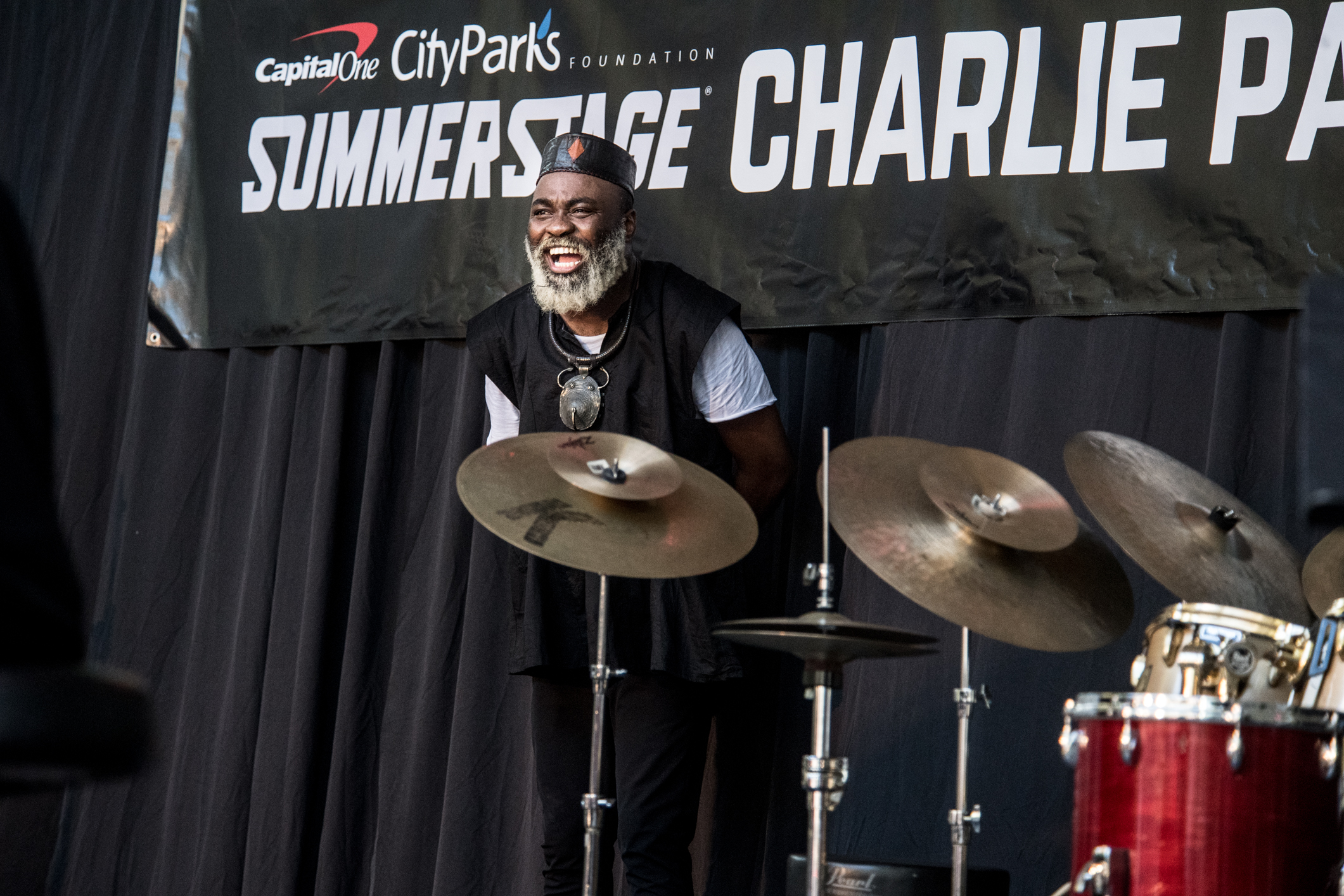 Nduduzo Makhathini at the 2023 Charlie Parker Jazz Festival