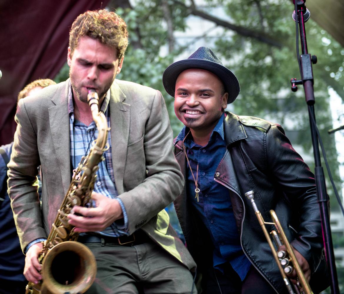 Ben Flocks and Alphonso Horne with Sammy Miller and the Congregation at The Montreal International Jazz Festival 2017