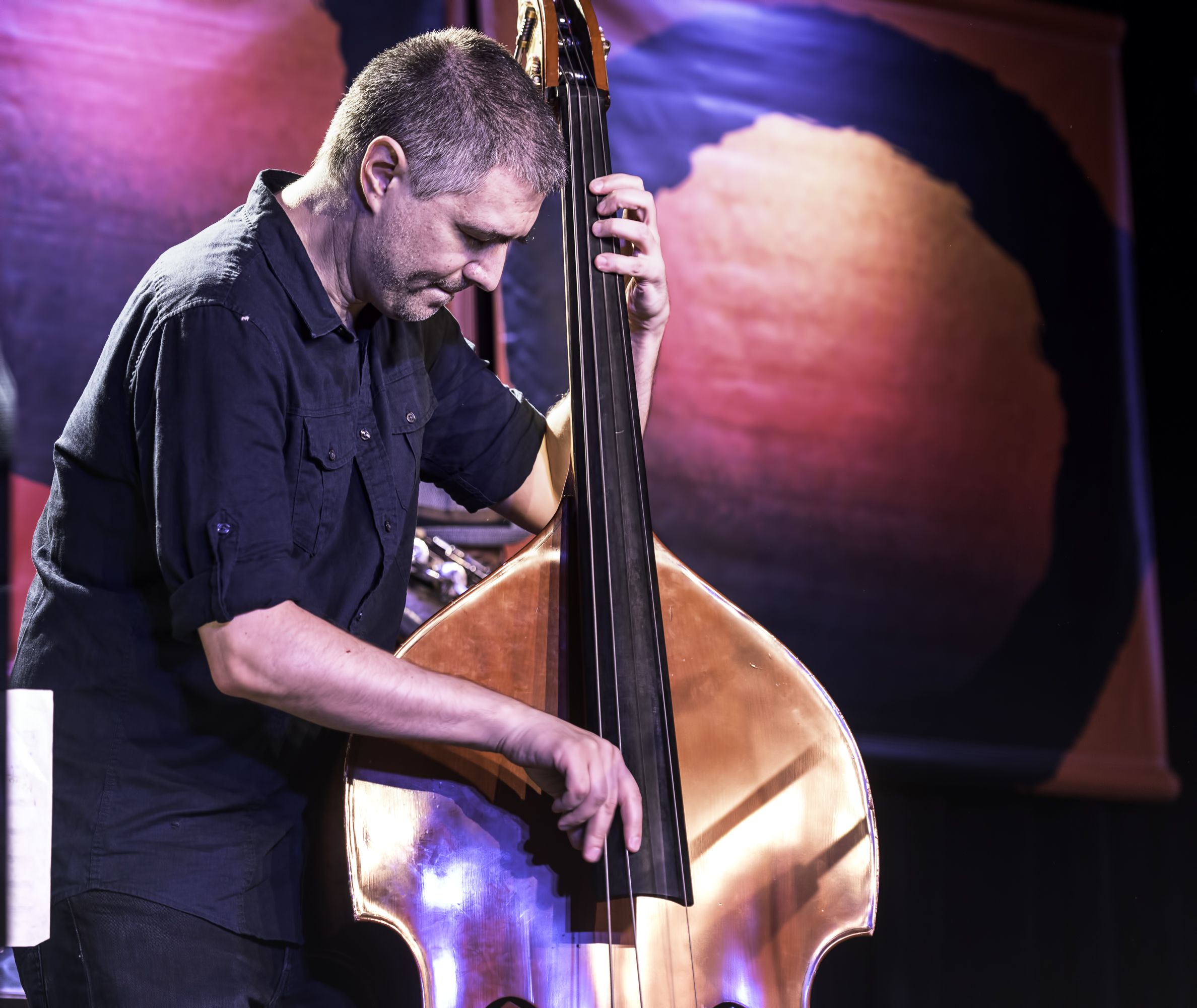 Peter Slavov with the Joe Lovano Classic Quartet at the Monterey Jazz Festival