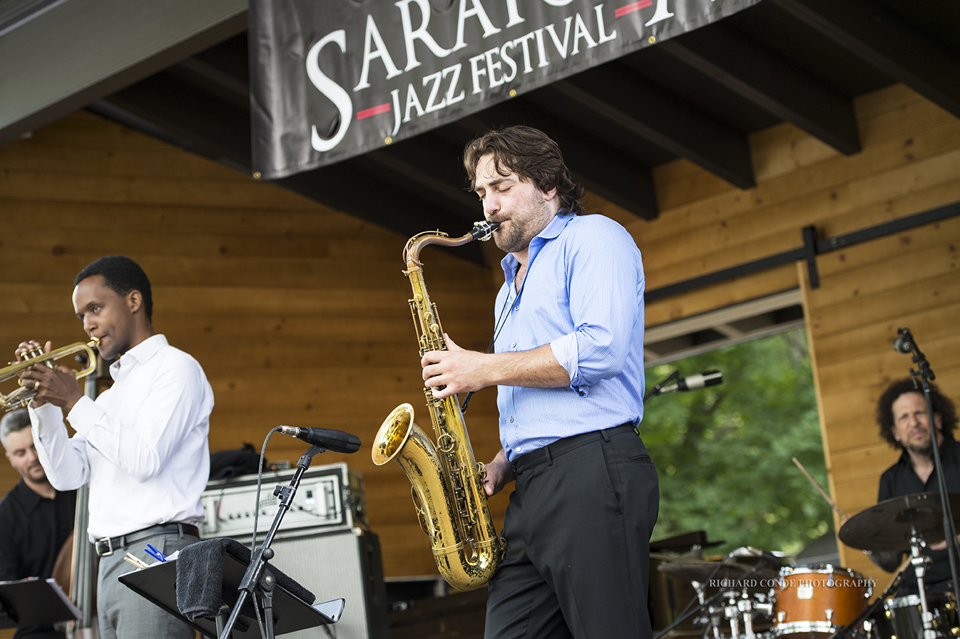 Noah Preminger / Jason Palmer Quartet at the Freihofer Saratoga Jazz Festival 2017