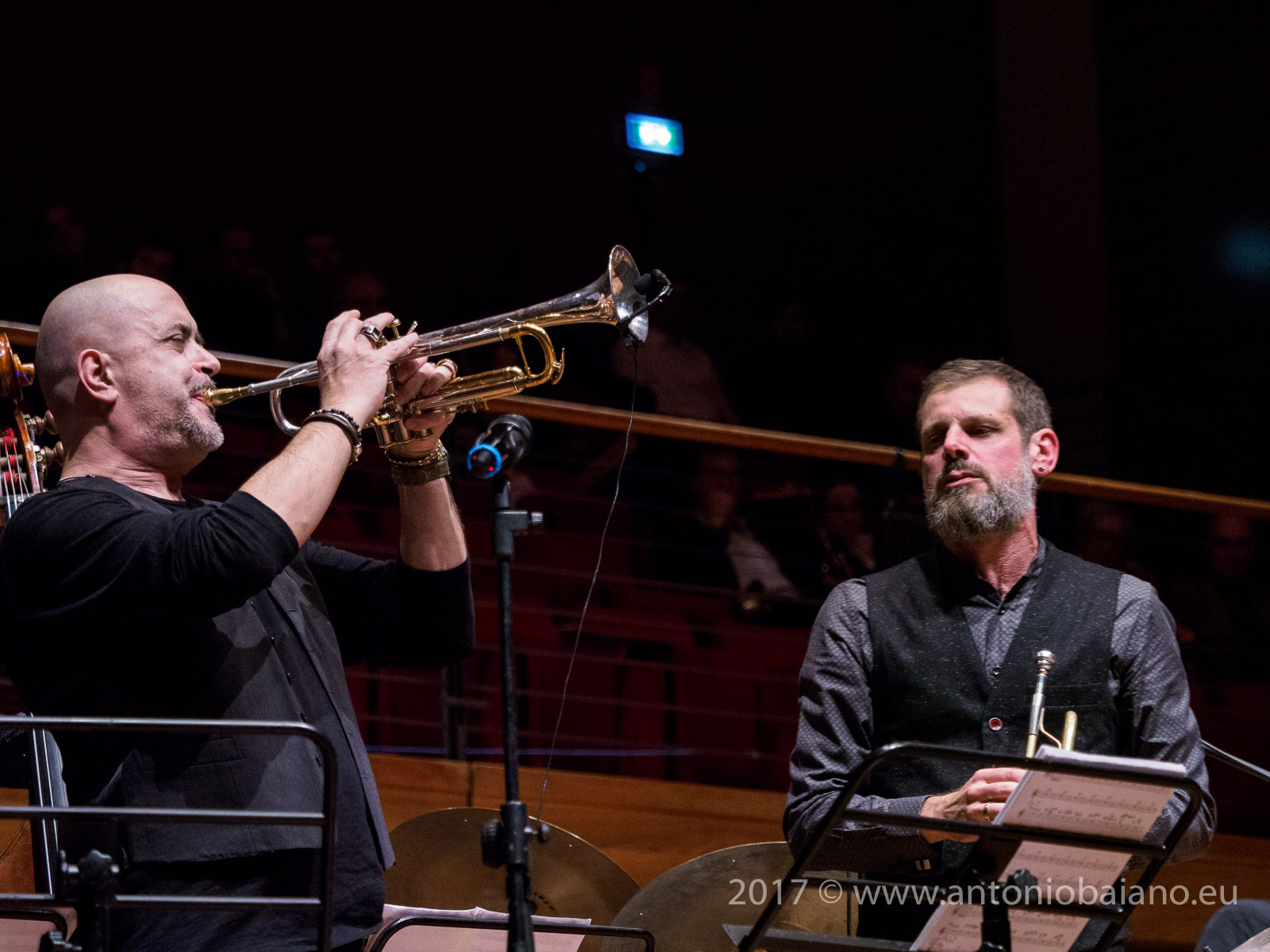 Flavio Boltro and Fabrizio Bosso - Dizzy Gillespie Centenary - Moncalieri Jazz Festival