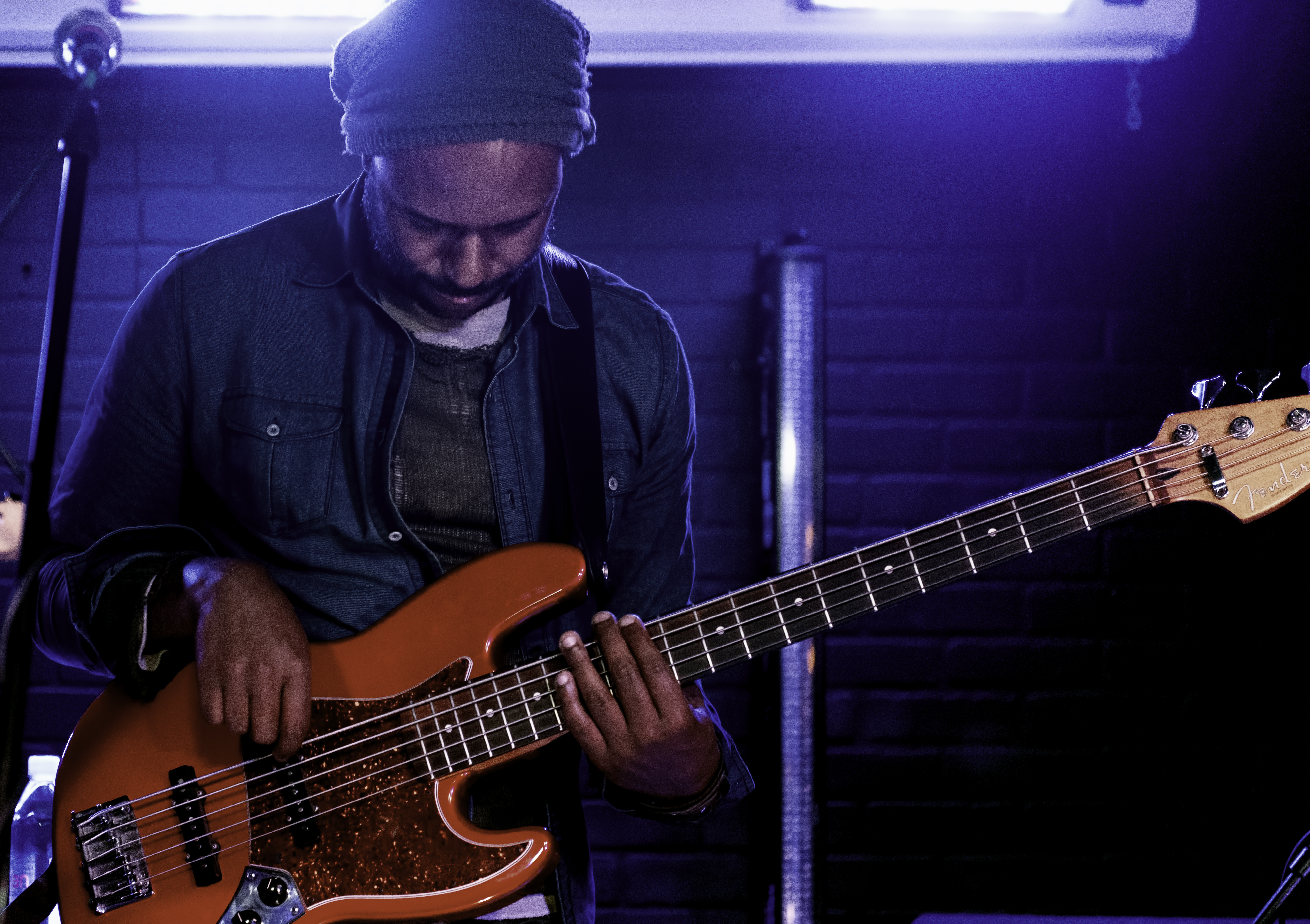 Junius Paul with Makaya McCraven at the Toronto Jazz Festival 2019