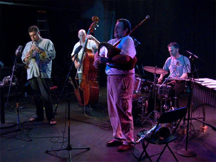 Paul Dunmall with Tony Malaby, Mark Helias, and Kevin Norton - The Living Theater 2008