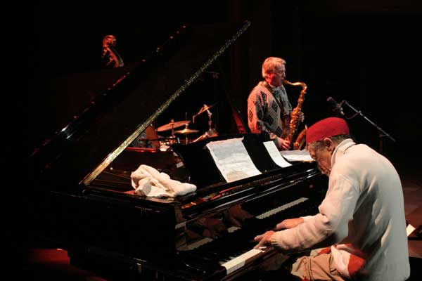 Bobby Few and Gilles Torrent with the "Gilles Torrent Free Quartet" at the Amr Jazz Festival, Alhambra, Geneva, Switzerland, 200