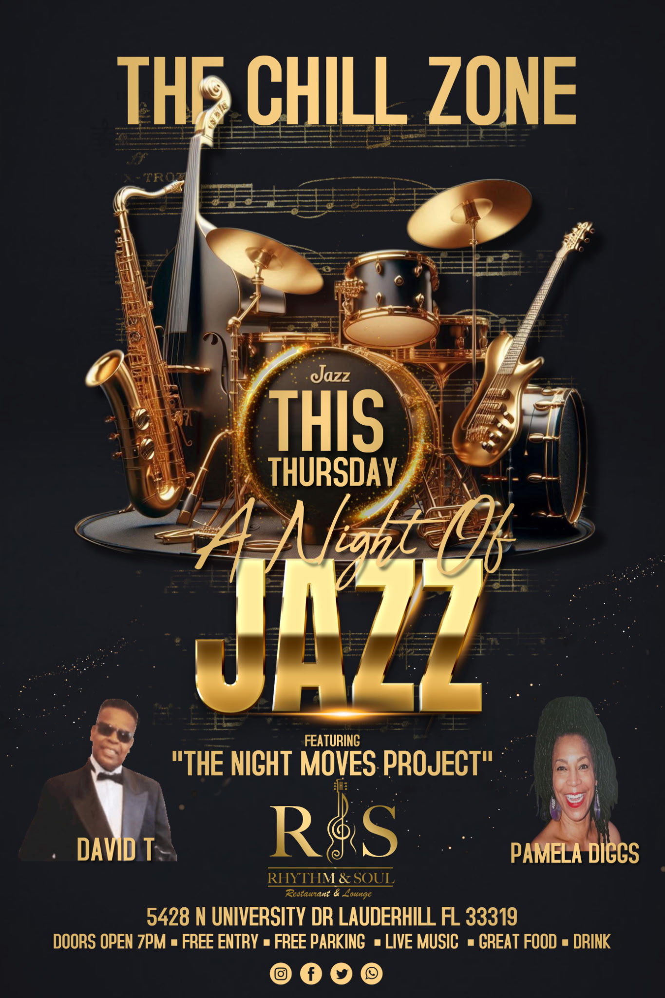 The Chill Zone at Rythm and Soul Lounge, Lauderhill, FL — jazz photo by David Frederick | All About Jazz