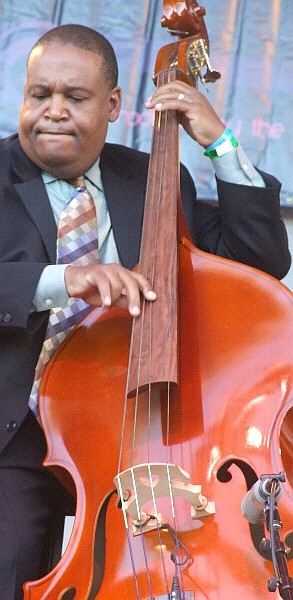 Rodney Jordan with Rene Marie High Maintenance Quartet at 2010 Chicago Jazz Festival