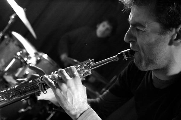 Christophe Turchi and Rodolphe Loubatiere During a Jam Session at the Cave Du Sud Des Alpes, Geneva, Switzerland, 2005