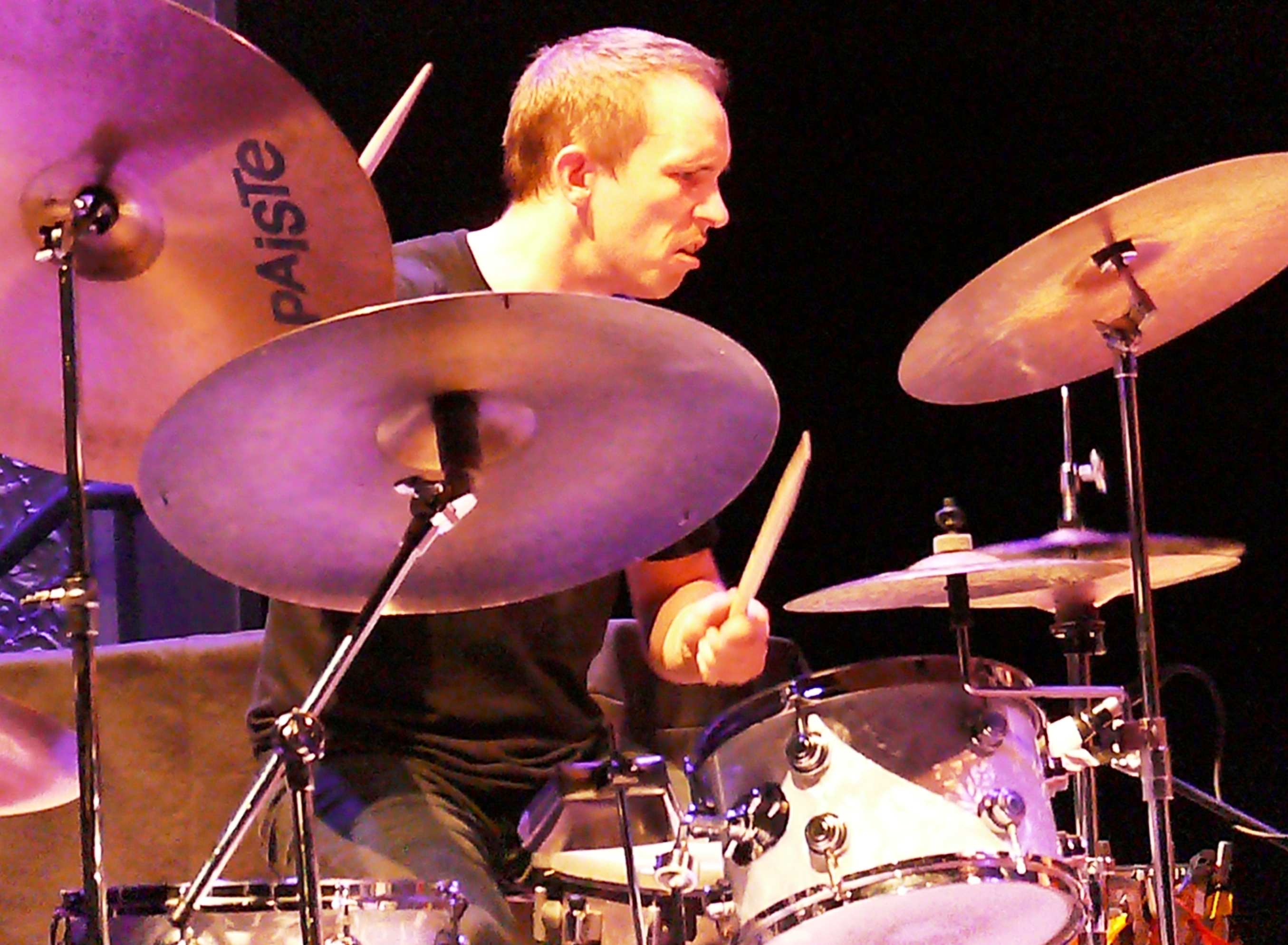 Paal Nilssen-Love at the Vision Festival, NYC in June 2012