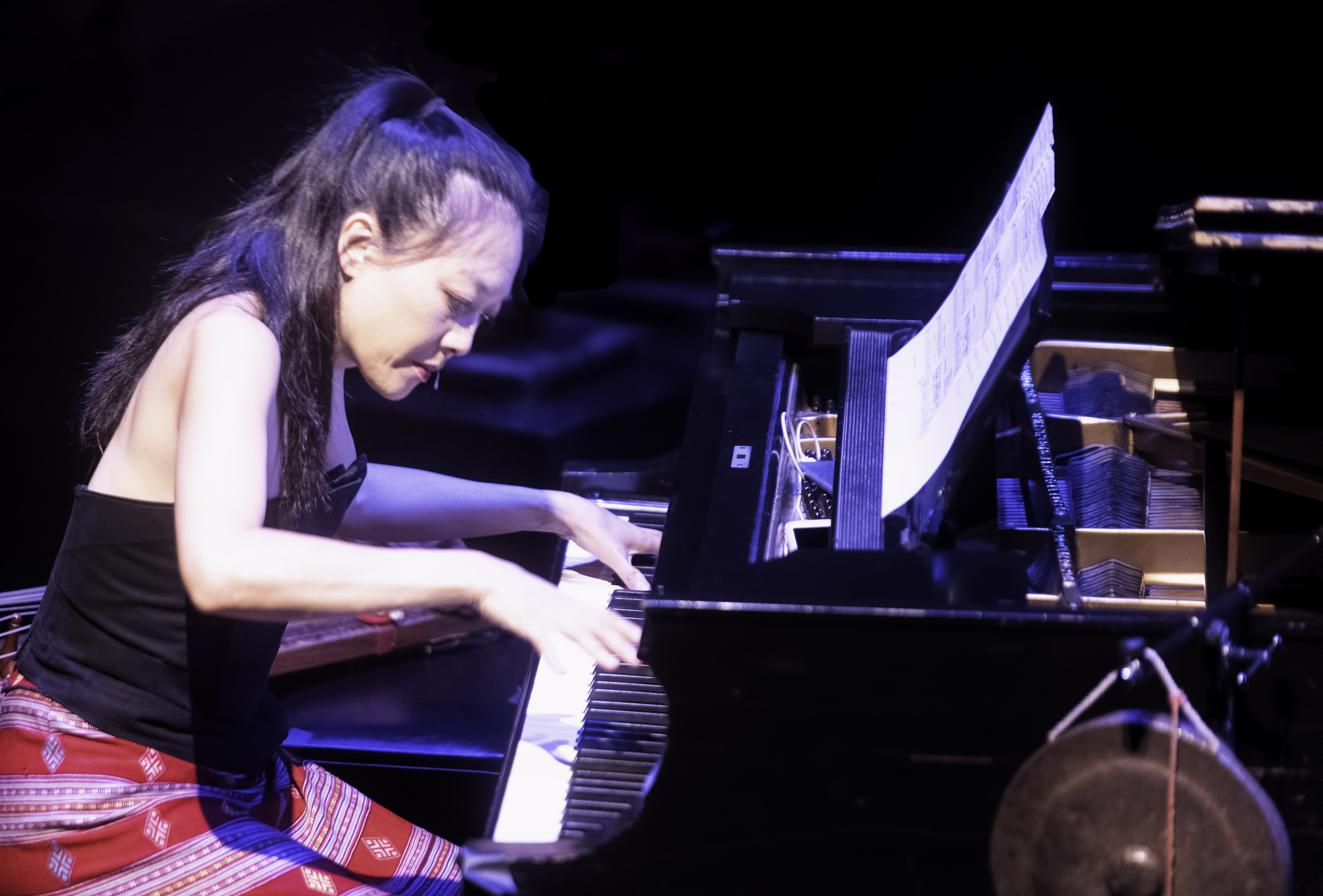 Jen Shyu performing Nine Doors at the Guelph Jazz Festival 2019