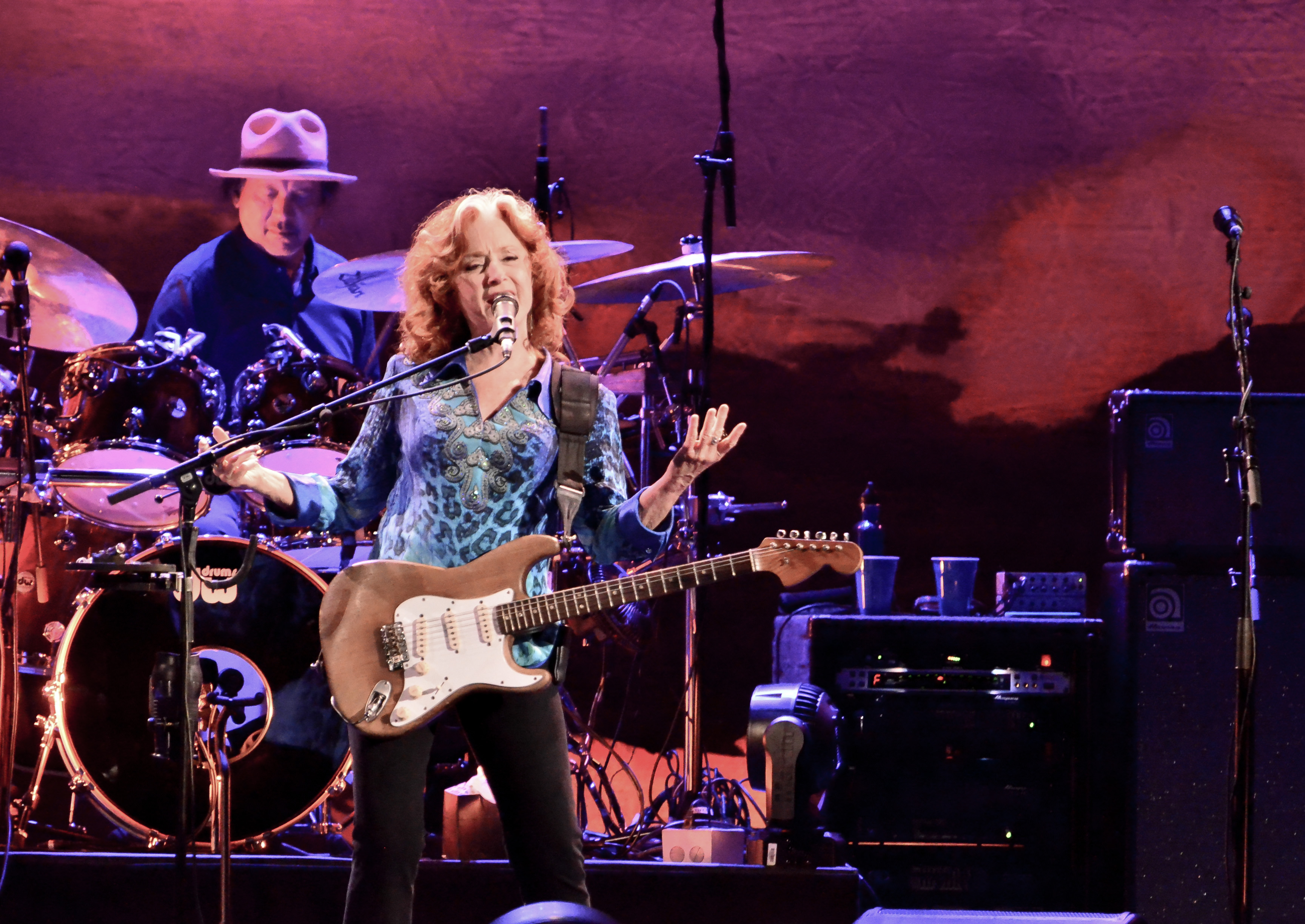 Bonnie Raitt at the Prudential Center in Newark, NJ.
