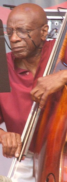 Reggie Workman of Trio 3 (Appearing with Geri Allen) at 2011 Chicago Jazz Festival