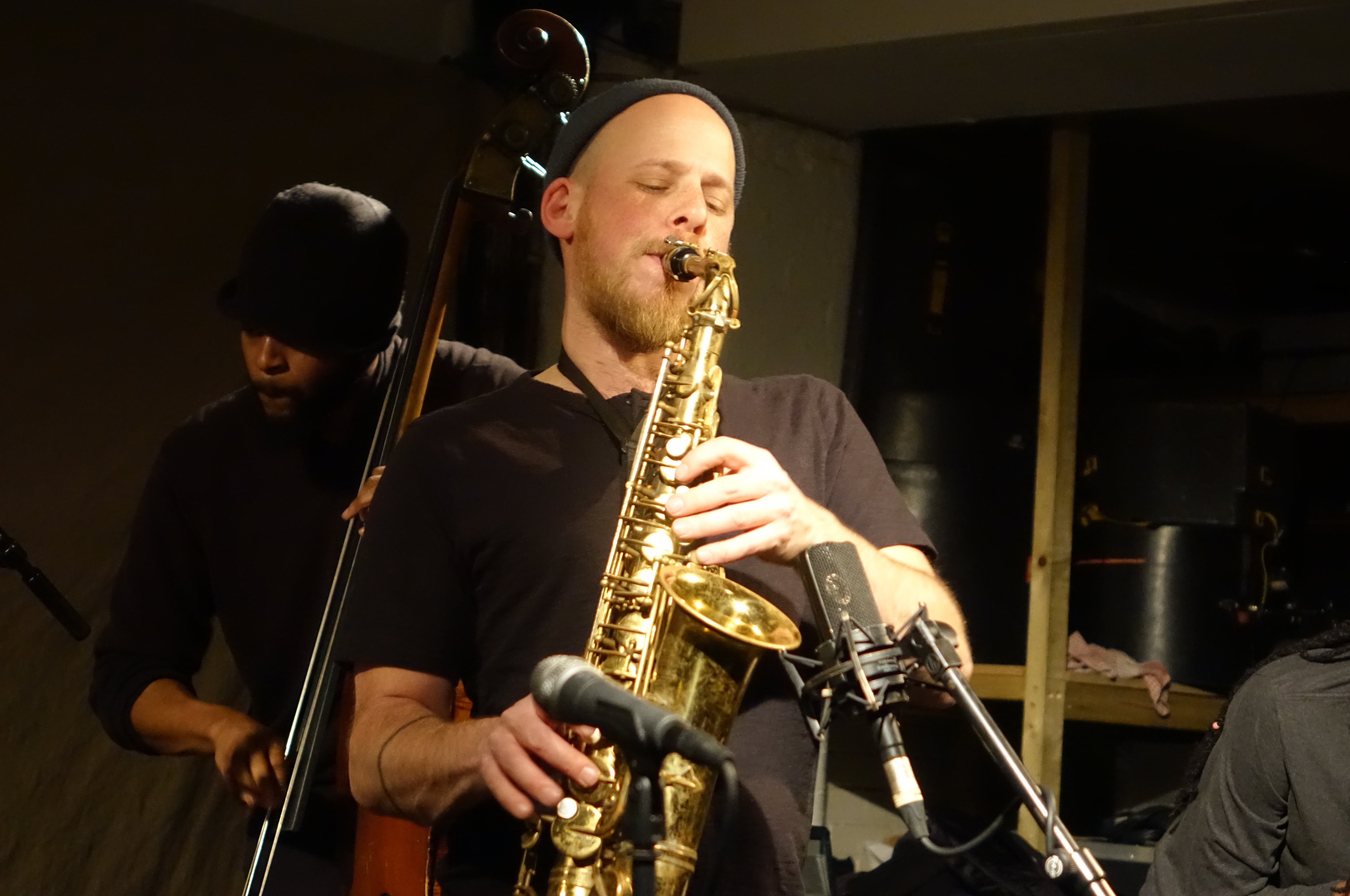 Luke Stewart and Keir Neuringer at Cafe Oto, London in April 2018