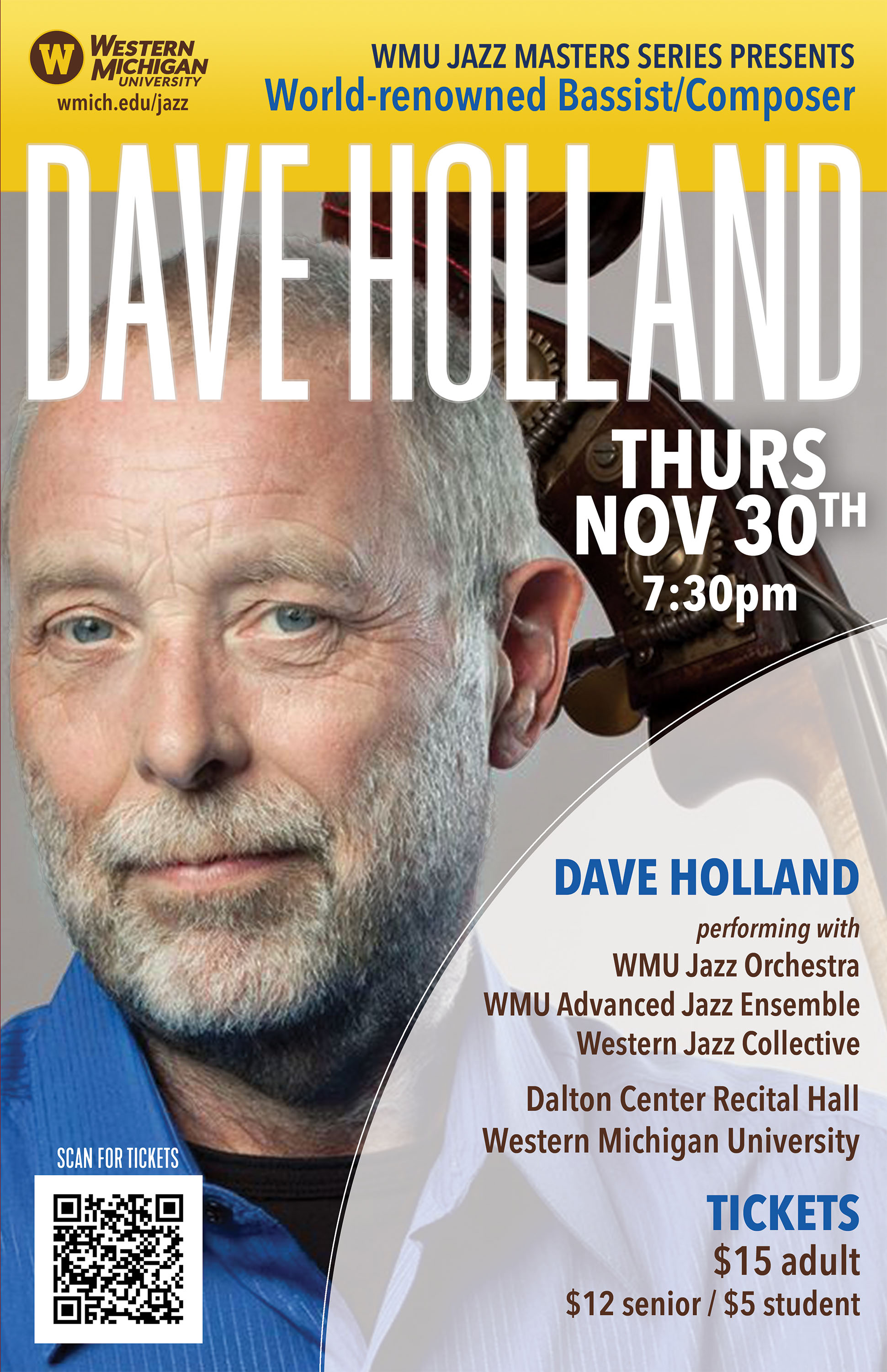 WMU Jazz Masters - Dave Holland