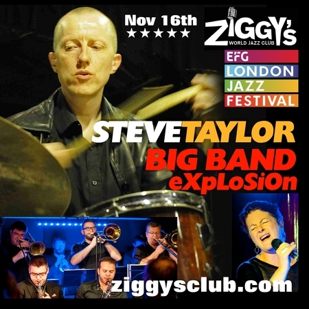 Ziggys,steve Taylor,big Band Explosion,dugdale,enfield,london,jazz,rock,
