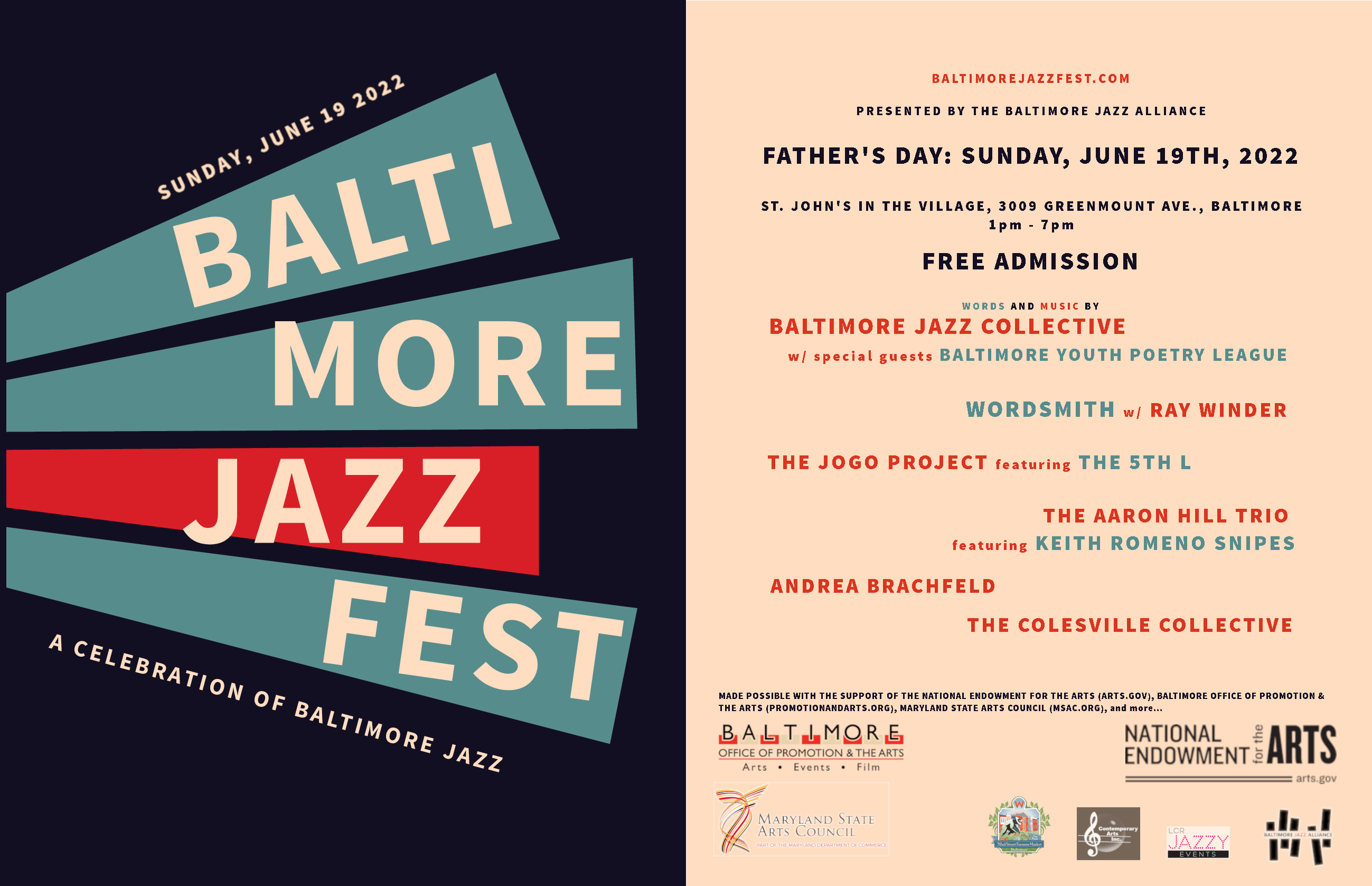 Sean Jones, Todd Marcus, Andrea Brachfeld and more!