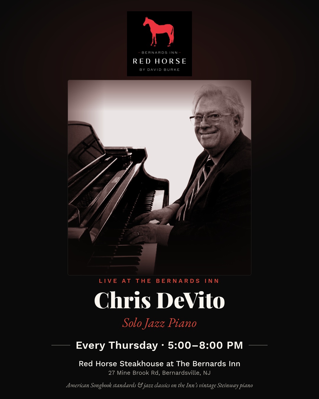 Chris Devito Solo Piano — jazz photo by Chris DeVito | All About Jazz