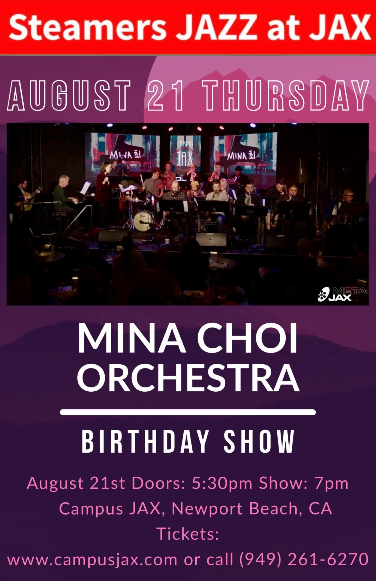 Mina Choi Orchestra — jazz photo by Mina Choi | All About Jazz