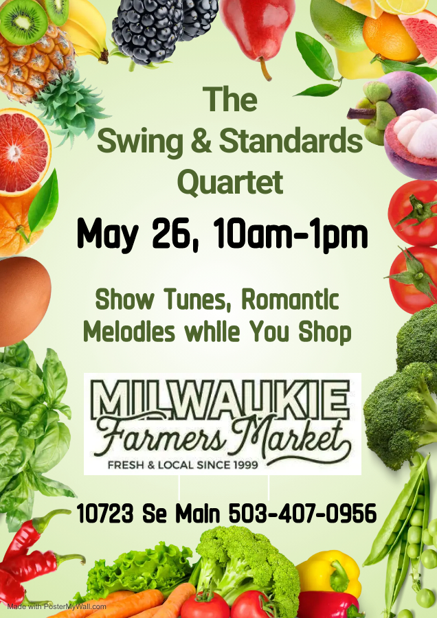 Swing & Standards Quartet Milwaukie Farmers Mkt