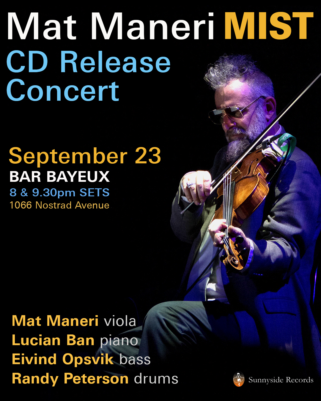 Mat Maneri Mist Cd Release Concert  — jazz photo by Jerome Sabbagh | All About Jazz