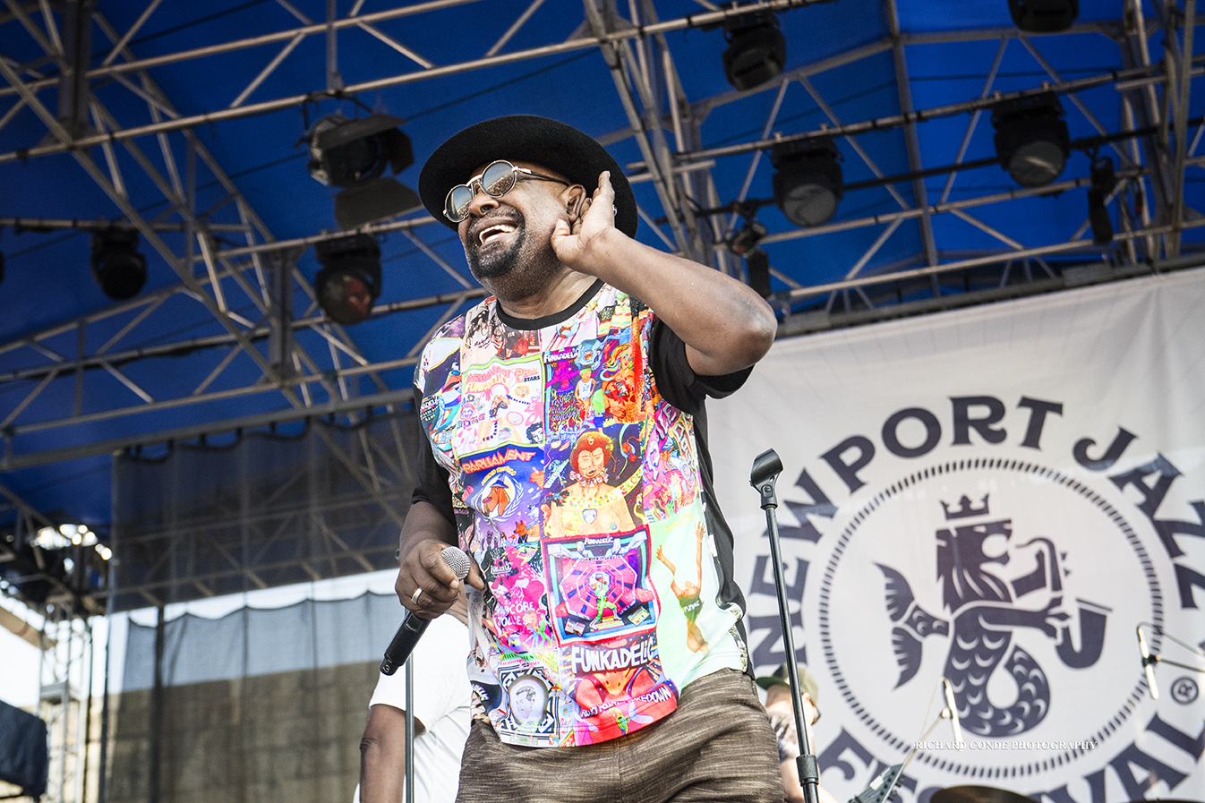 George Clinton and Parliament Funkadelic at the 2018 Newport Jazz Festival 