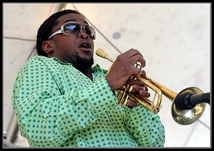 Maurice Brown at the Chicago Jazz Fest 9.3.06