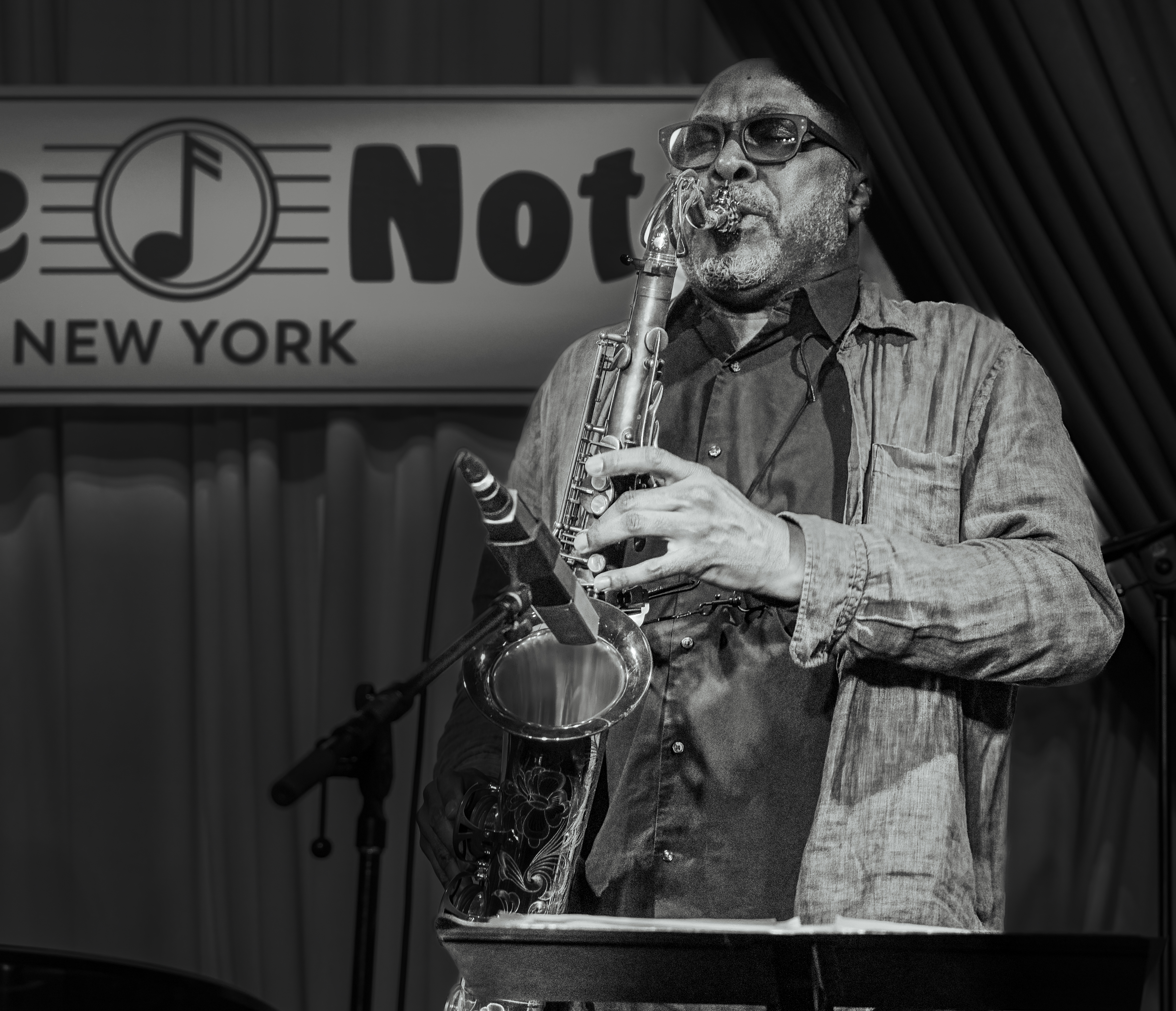 Ron Blake with Ravi Coltrane at the Blue Note