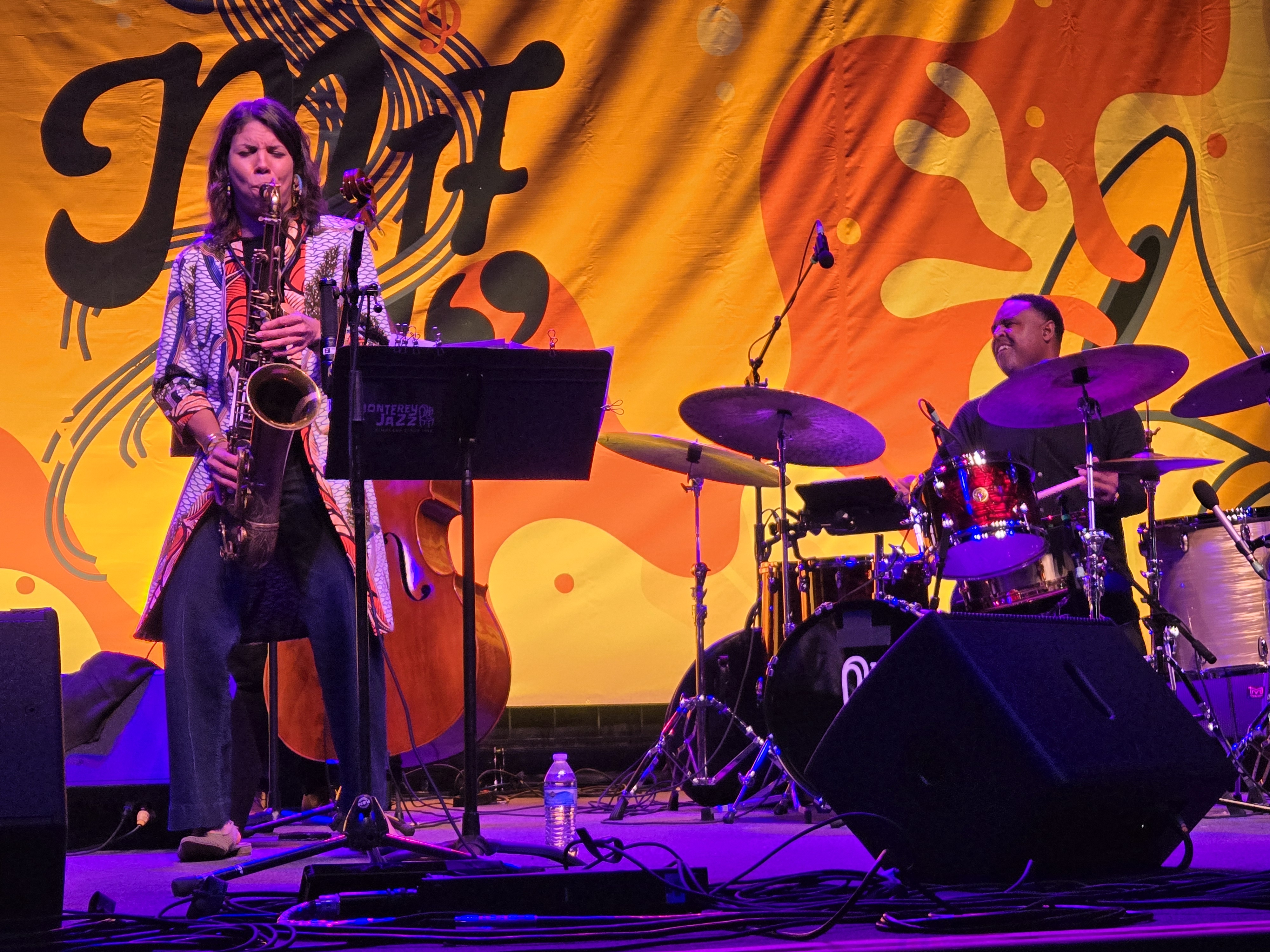 Melissa Aldana, Monterey Jazz Festival 2026 — jazz photo by Josef Woodard | All About Jazz