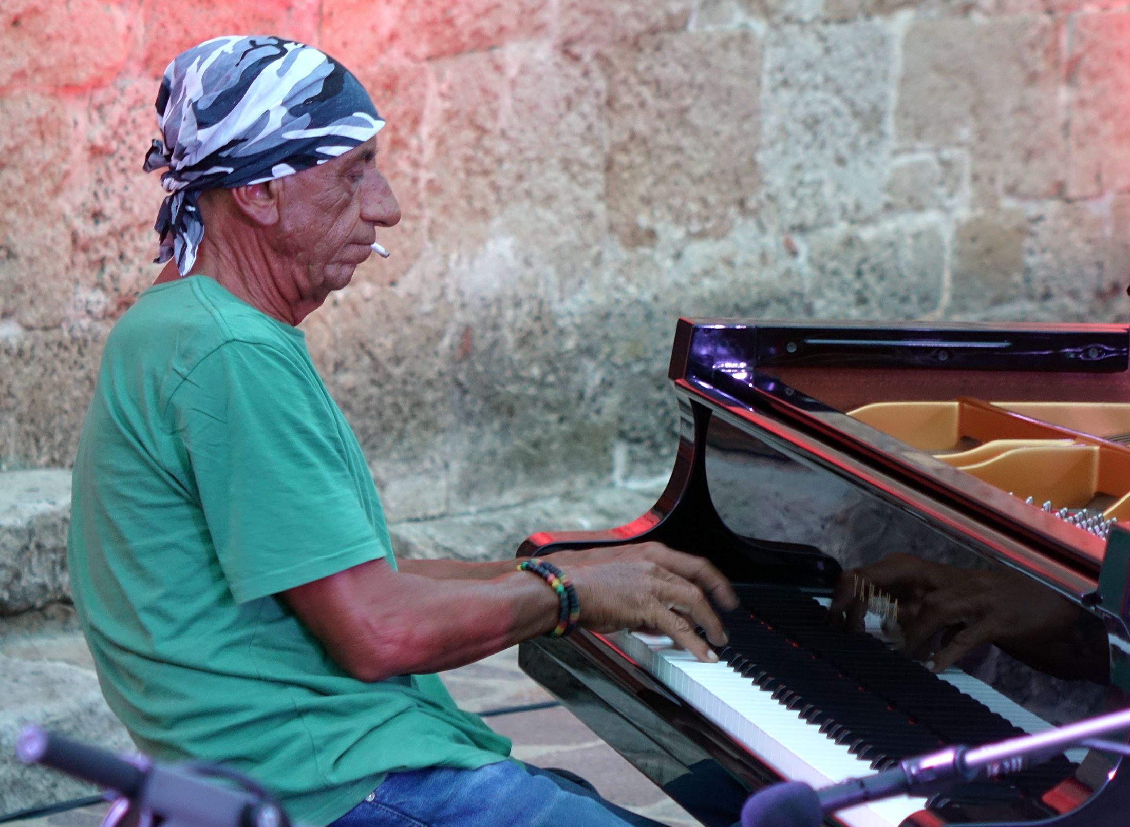 Antonello Salis in Sant' Anna Arresi Sardinia 2018